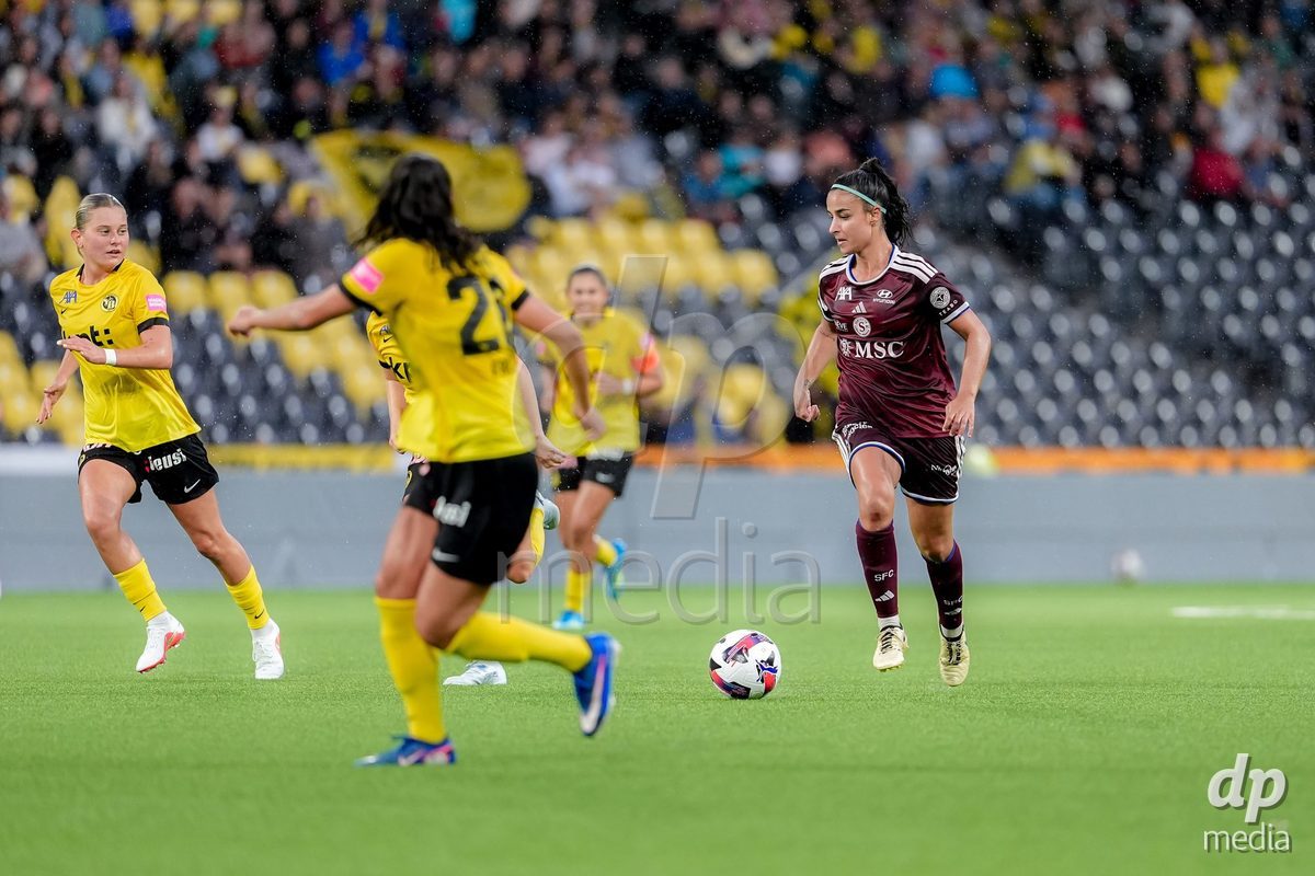 Switzerland: AXA Womens Super League 2026/27, BSC YB Frauen vs Servette FC Chenois Feminin - Wankdorf Stadium, Bern: Paola Hernandez (Paola Hernández) (6 Servette FC Chenois Feminin) in action.