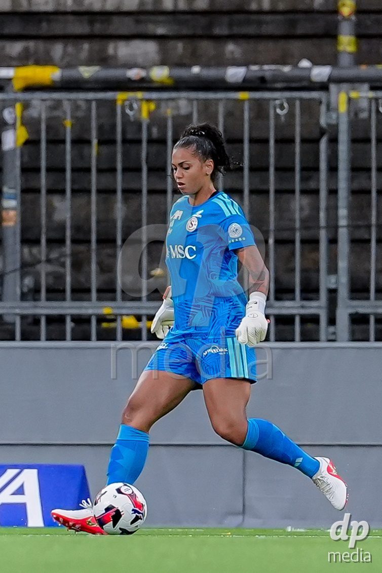 Switzerland: AXA Womens Super League 2026/27, BSC YB Frauen vs Servette FC Chenois Feminin - Wankdorf Stadium, Bern: Jacinta Weimar (13 Servette FC Chenois Feminin) in action.