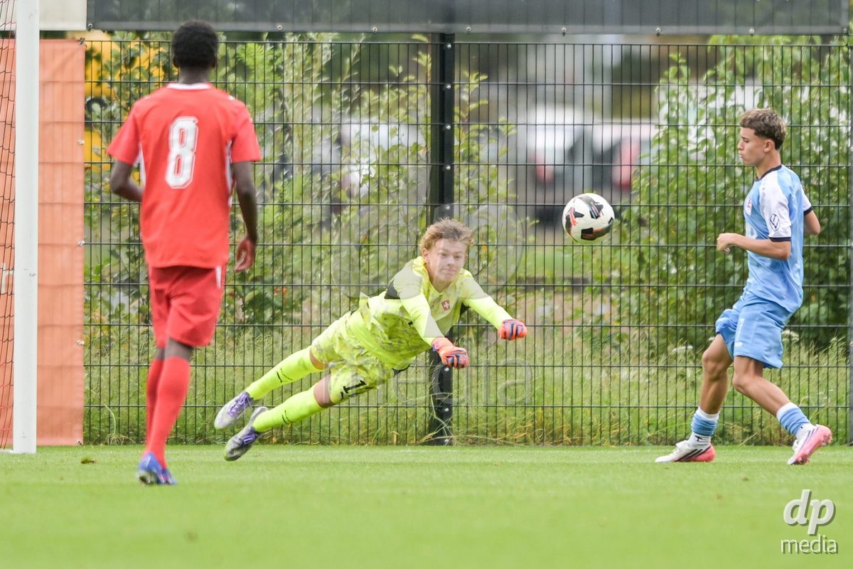 CHUR, SWITZERLAND - September 10: Florian Reinhard of Switzerland during the International friendly match between Switzerland U16 and Luxembourg U16 at Stade de Chur on September 10,2026 in Chur, Switzerland