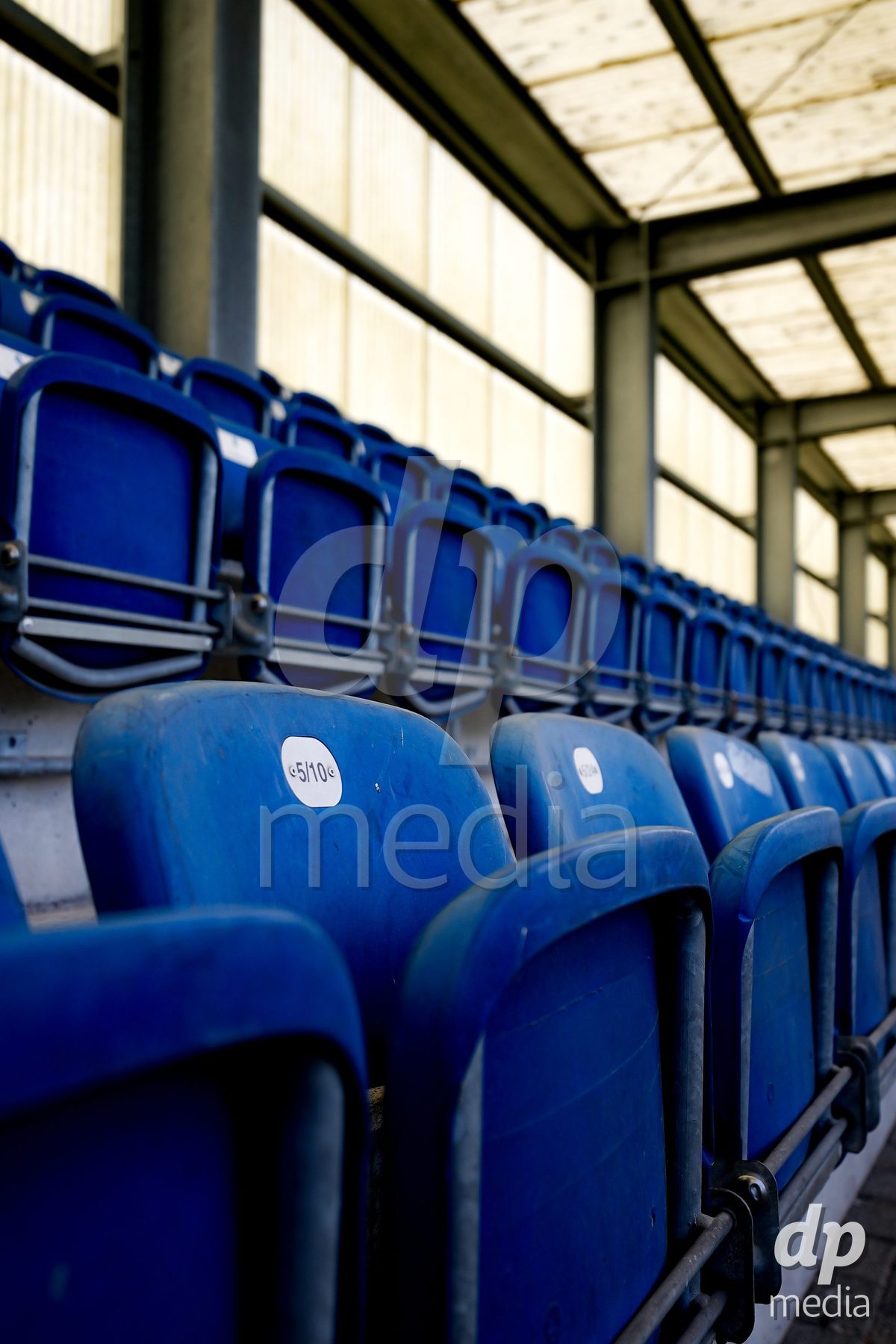 NIEDERHASLI, SWITZERLAND - September 13: Tribune of GC Campus prior to the AXA Women's Super League match between GC Frauenfussball and FC Luzern at GC Campus on September 13, 2026 in Niederhasli, Switzerland.