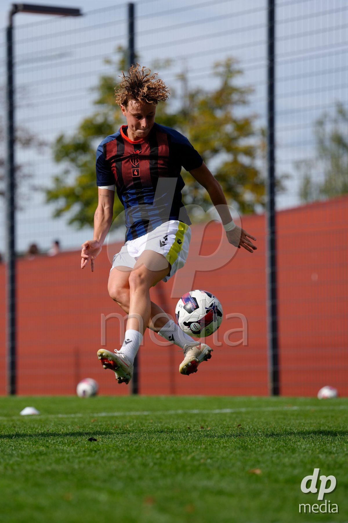 Zurich, Switzerland - September 13: Andrea Jaggi of FC Basel 1893 during warmup before the AXA Women's Super League match between FC Zurich and FC Basel 1893 at Stadion Letzigrund on September 13, 2026 in Zurich, Switzerland.