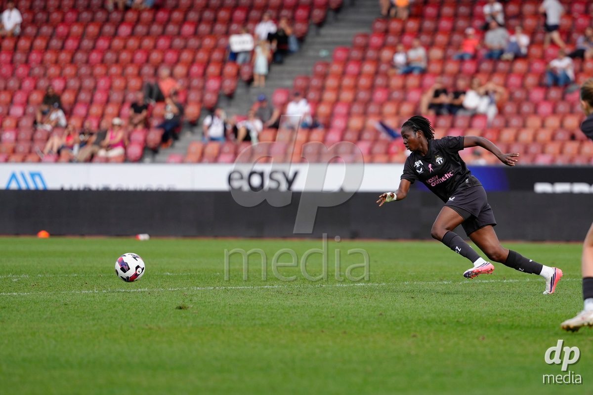 Zurich, Switzerland - September 13: Wasiima Mohammed of FC Zürich during the AXA Women's Super League match between FC Zurich and FC Basel 1893 at Stadion Letzigrund on September 13, 2026 in Zurich, Switzerland.