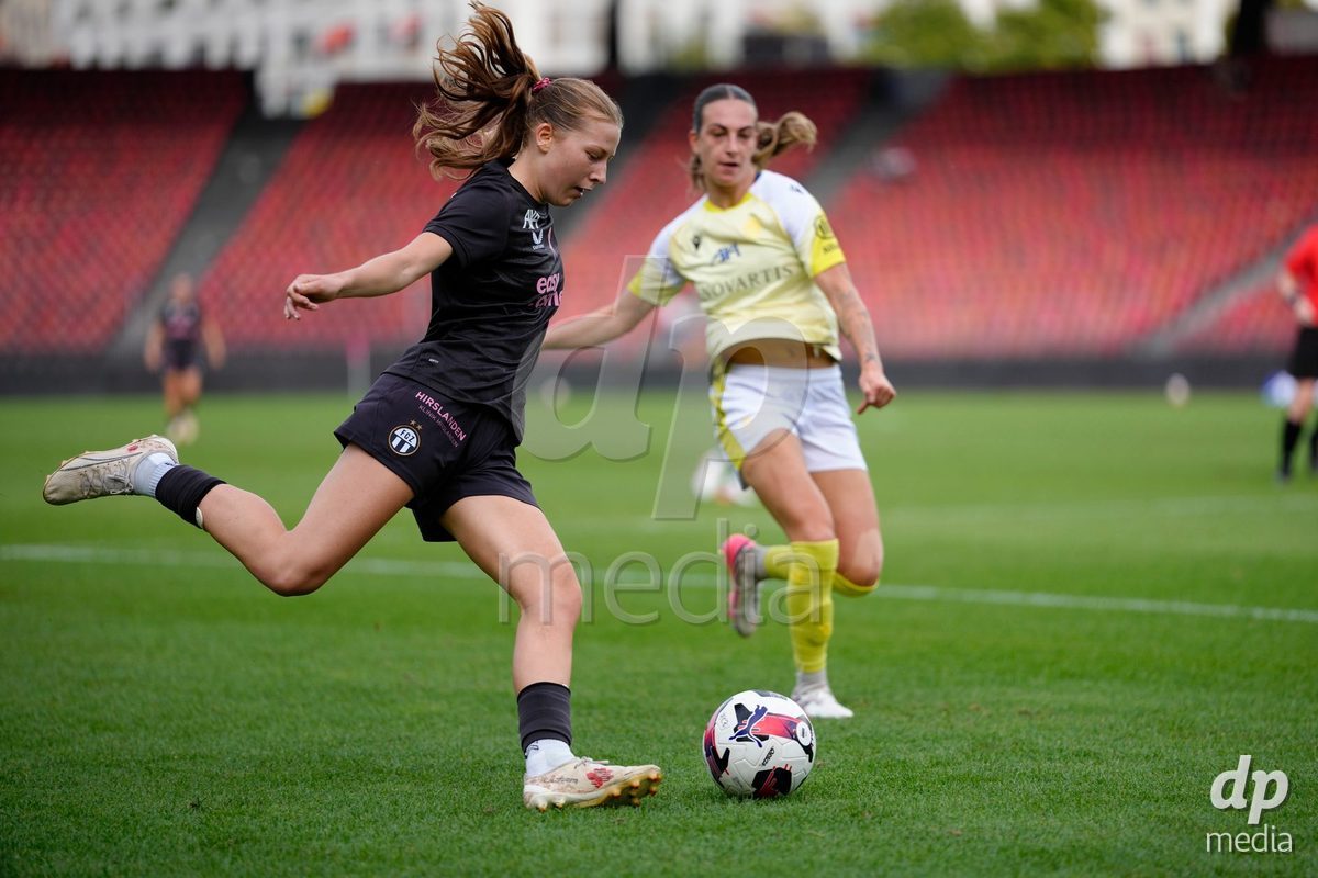 Zurich, Switzerland - September 13: Marlene Wild of FC Zürich during the AXA Women's Super League match between FC Zurich and FC Basel 1893 at Stadion Letzigrund on September 13, 2026 in Zurich, Switzerland.