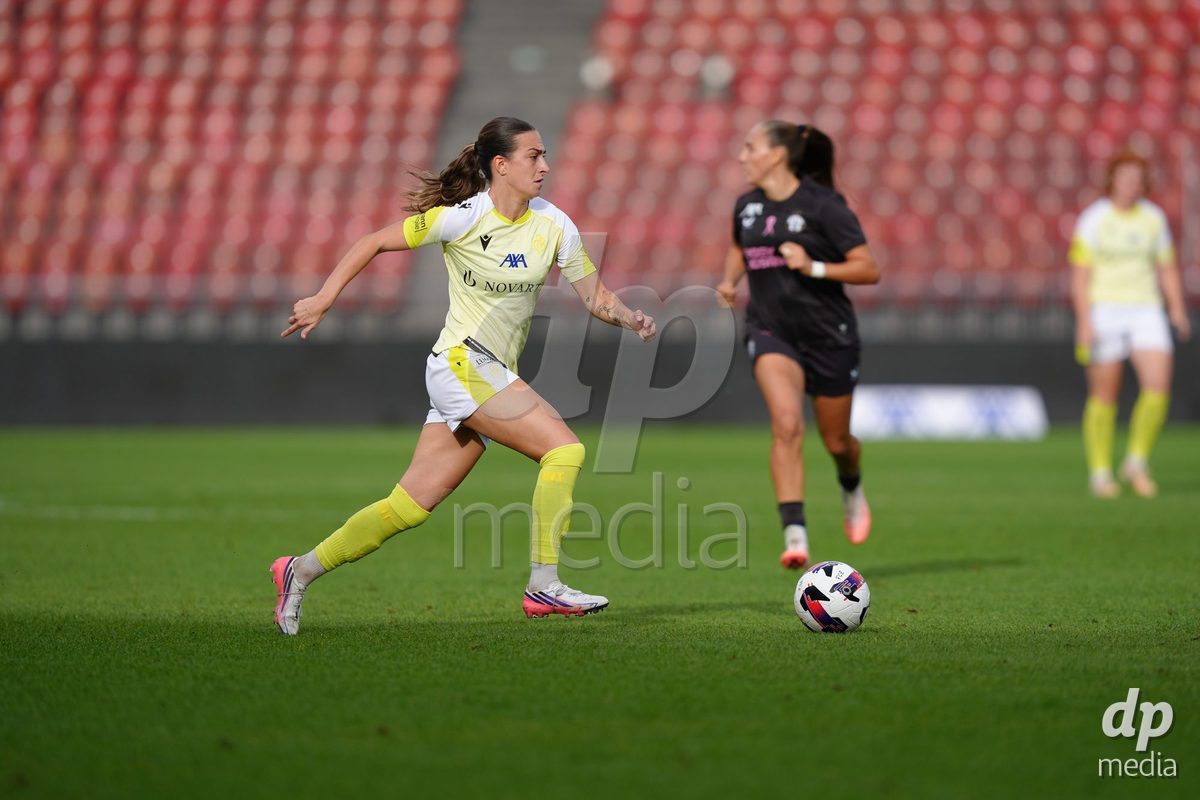 Zurich, Switzerland - September 13: Alice Ilaria Berti of FC Basel 1893 during the AXA Women's Super League match between FC Zurich and FC Basel 1893 at Stadion Letzigrund on September 13, 2026 in Zurich, Switzerland.