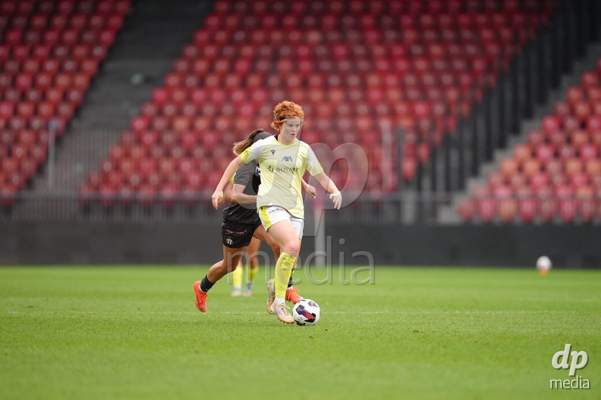 Zurich, Switzerland - September 13: Lena Maria Goppel of FC Basel 1893 during the AXA Women's Super League match between FC Zurich and FC Basel 1893 at Stadion Letzigrund on September 13, 2026 in Zurich, Switzerland.