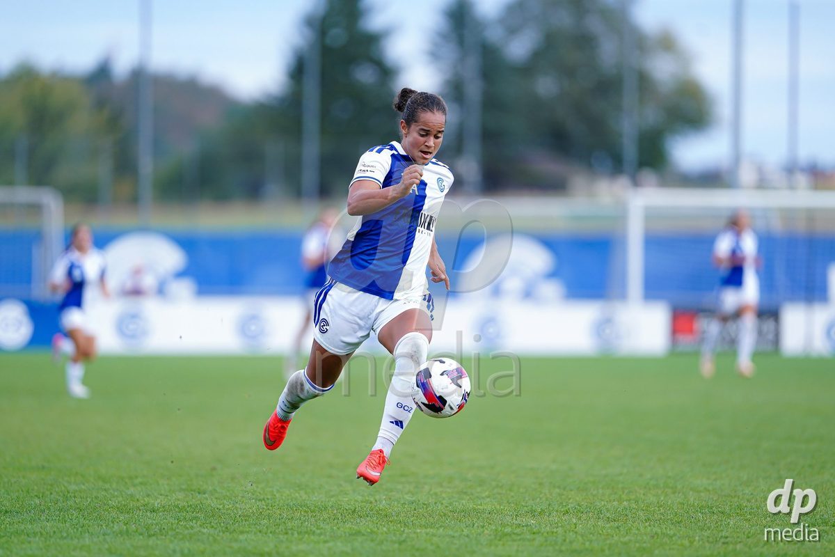 NIEDERHASLI, SWITZERLAND - September 13: Kayla Mckenna of GC Frauenfussball in action during the AXA Women's Super League match between GC Frauenfussball and FC Luzern at GC Campus on September 13, 2026 in Niederhasli, Switzerland.