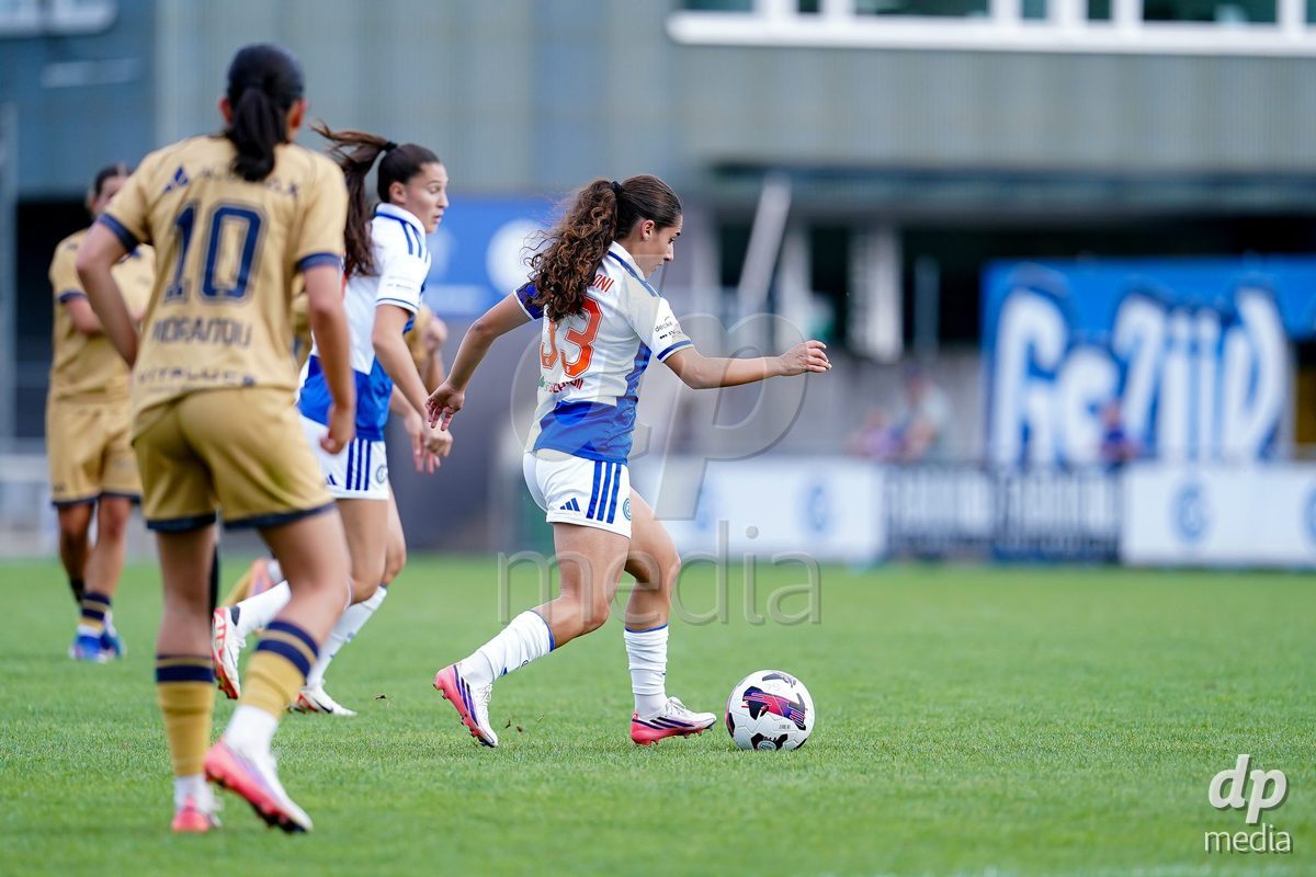NIEDERHASLI, SWITZERLAND - September 13:Ilaria Maddaloni of GC Frauenfussball in action during the AXA Women's Super League match between GC Frauenfussball and FC Luzern at GC Campus on September 13, 2026 in Niederhasli, Switzerland.