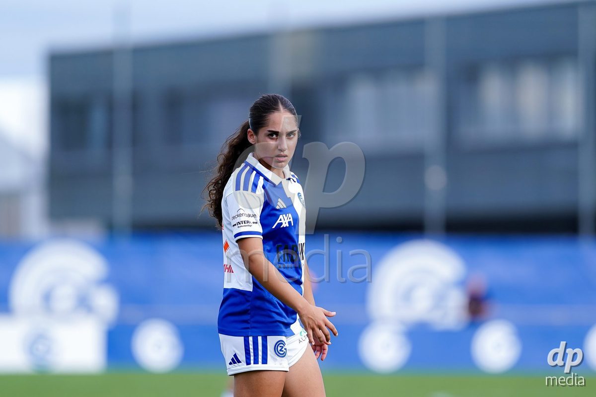 NIEDERHASLI, SWITZERLAND - September 13: Portrait of Ilaria Maddaloni of GC Frauenfussball during the AXA Women's Super League match between GC Frauenfussball and FC Luzern at GC Campus on September 13, 2026 in Niederhasli, Switzerland.