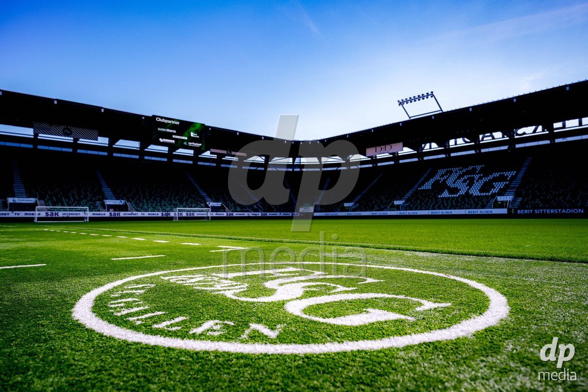 ST. GALLEN, SWITZERLAND - SEPTEMBER 19: General view of Berit Sitterstadion prior to the AXA Women's Super League match between FC St. Gallen 1879 and GC Frauenfussball at Berit Sitterstadion on September 19, 2026 in St. Gallen, Switzerland.