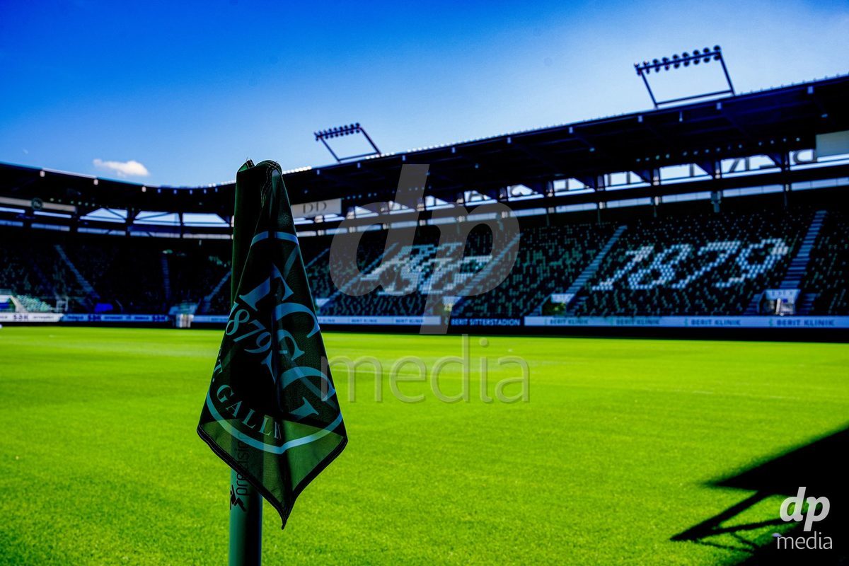 ST. GALLEN, SWITZERLAND - SEPTEMBER 19: General view of Berit Sitterstadion prior to the AXA Women's Super League match between FC St. Gallen 1879 and GC Frauenfussball at Berit Sitterstadion on September 19, 2026 in St. Gallen, Switzerland.