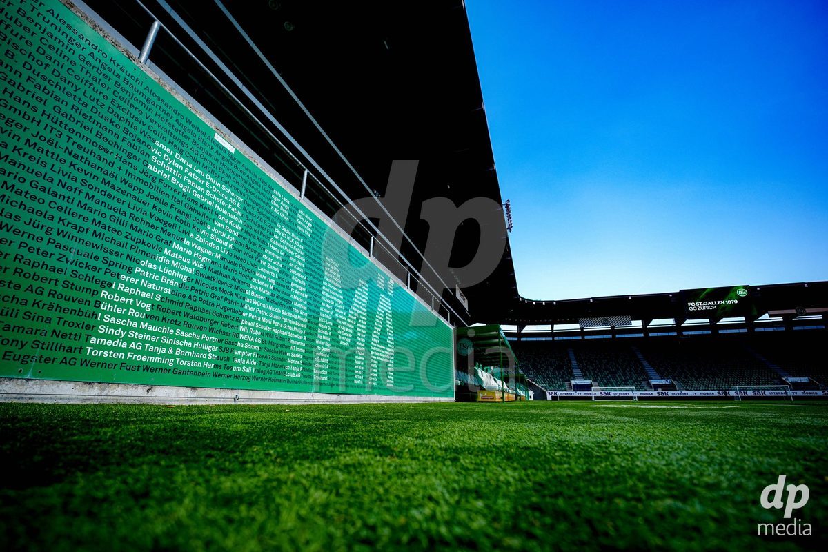 ST. GALLEN, SWITZERLAND - SEPTEMBER 19: General view of Berit Sitterstadion prior to the AXA Women's Super League match between FC St. Gallen 1879 and GC Frauenfussball at Berit Sitterstadion on September 19, 2026 in St. Gallen, Switzerland.