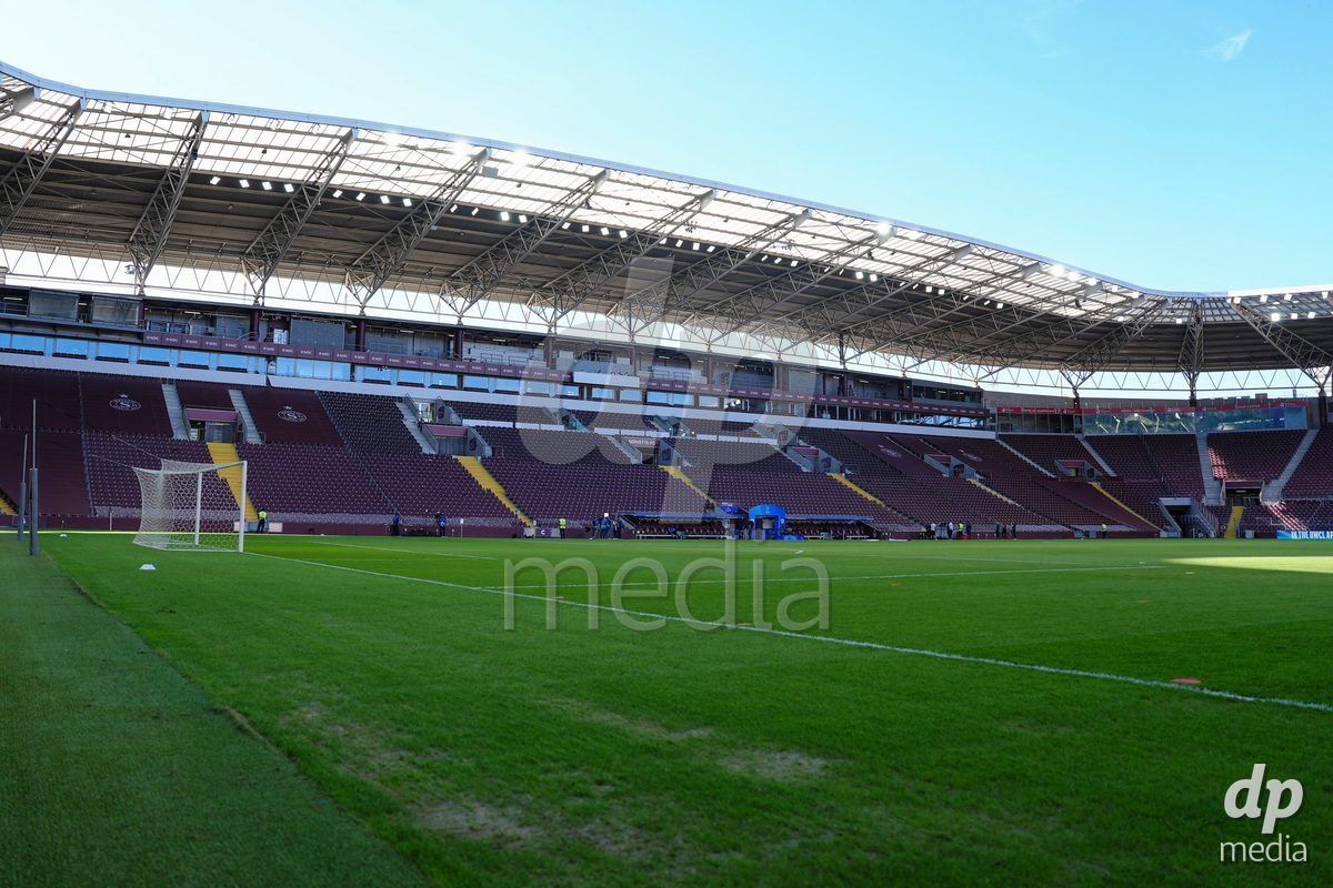 GENEVA, SWITZERLAND - SEPTEMBER 23: View inside the Stade before the UEFA Women's Champions League match between Servette FC Chenois Feminin and OL Lyonnes at Stade de Geneve on September 23, 2026 in Geneva, Switzerland.