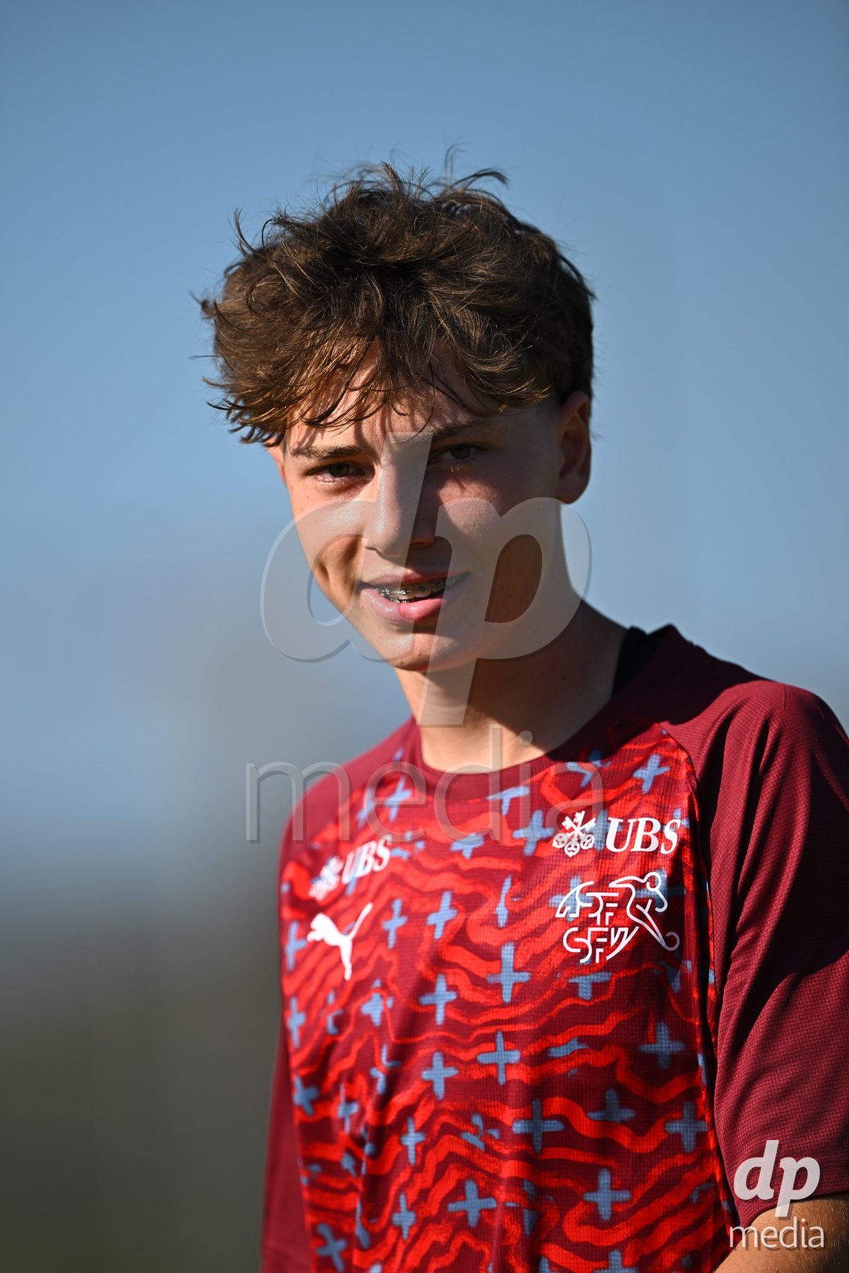 OLIVA NOVA, SPAIN - SEPTEMBER 23: Thommen, Loan of Switzerland during the International Friendly match between Switzerland U17 and Wales U17 at Oliva Nova Sports Center on September 23, 2026 in Oliva Nova, Spain.