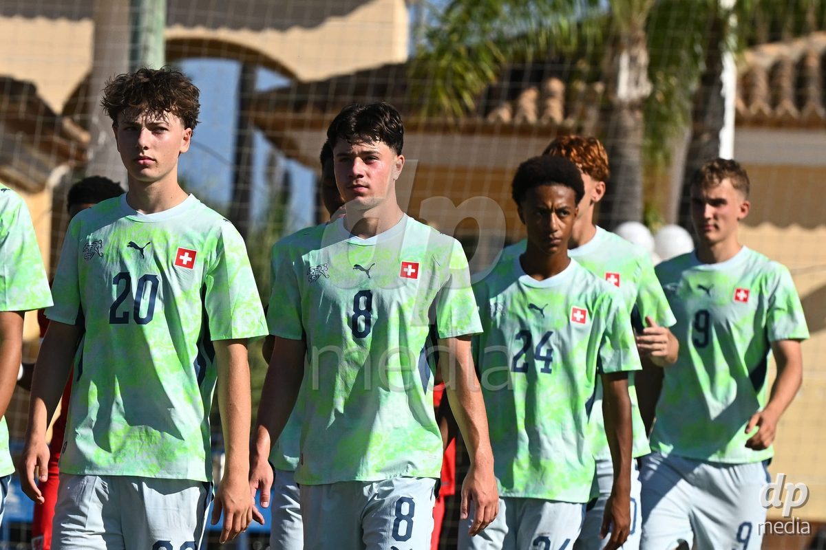 OLIVA NOVA, SPAIN - SEPTEMBER 23: the International Friendly match between Switzerland U17 and Wales U17 at Oliva Nova Sports Center on September 23, 2026 in Oliva Nova, Spain.