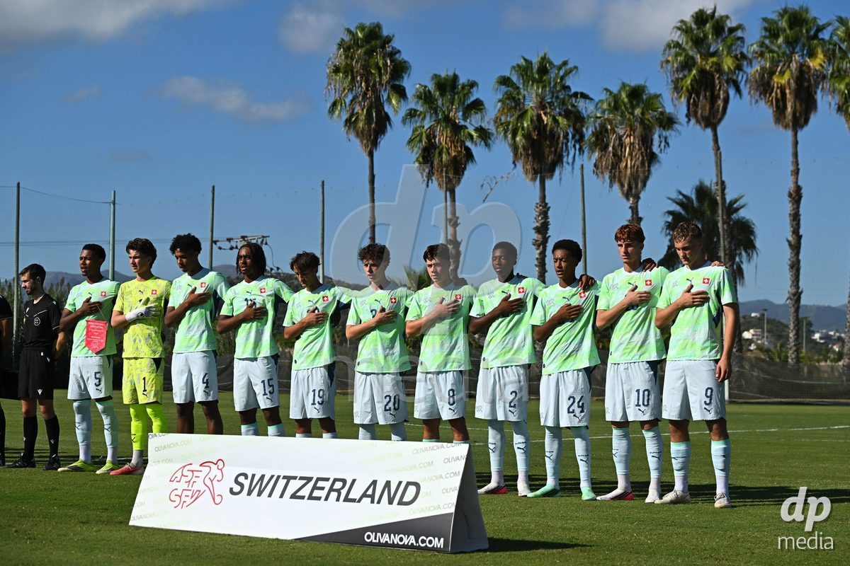OLIVA NOVA, SPAIN - SEPTEMBER 23: the International Friendly match between Switzerland U17 and Wales U17 at Oliva Nova Sports Center on September 23, 2026 in Oliva Nova, Spain.