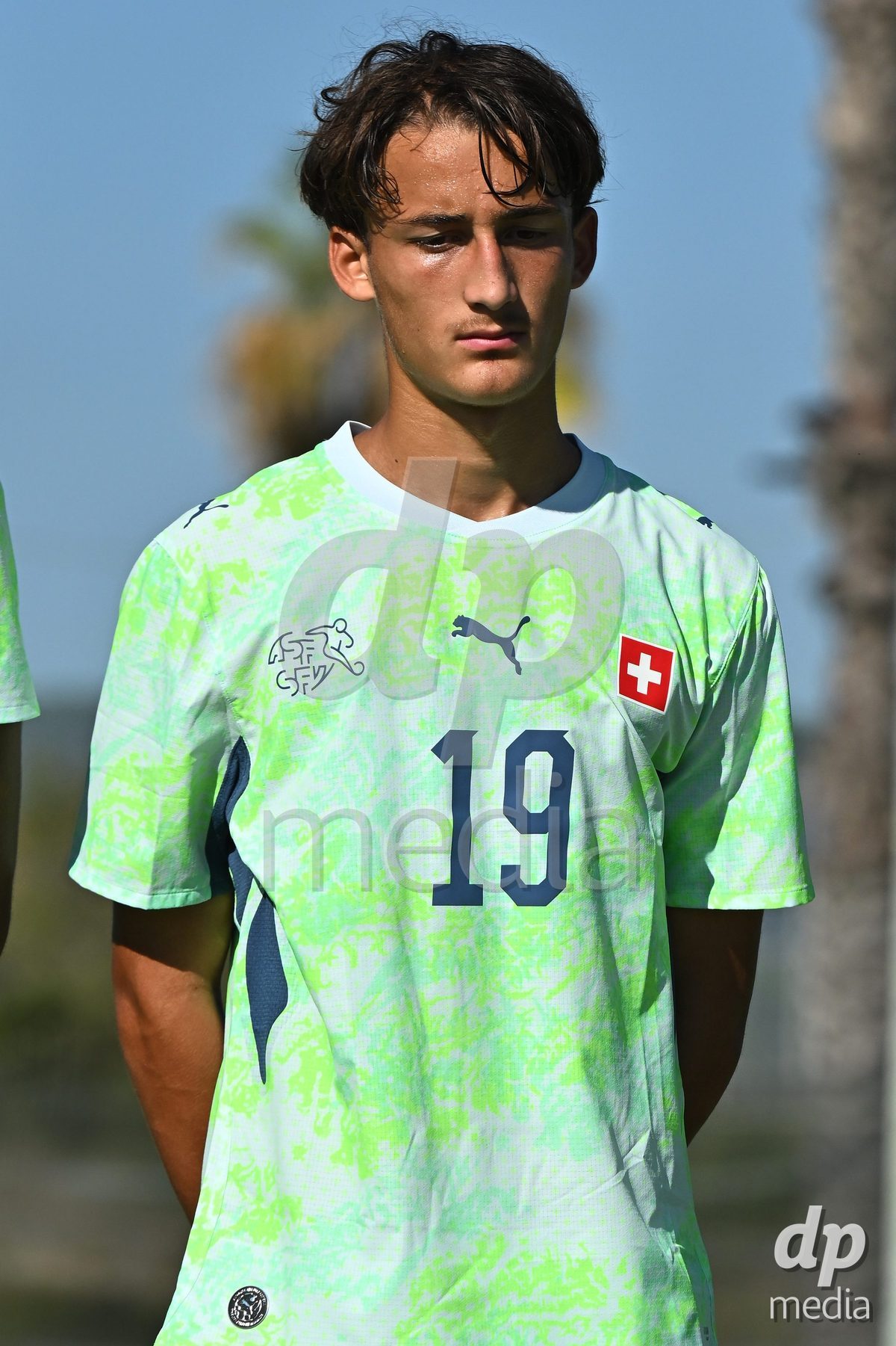 OLIVA NOVA, SPAIN - SEPTEMBER 23: Dreshaj, Eron of Switzerland during the International Friendly match between Switzerland U17 and Wales U17 at Oliva Nova Sports Center on September 23, 2026 in Oliva Nova, Spain.