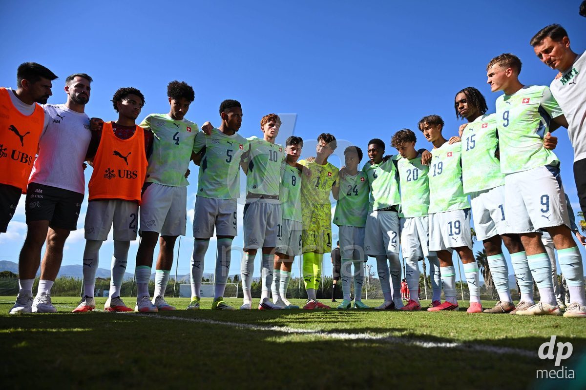 OLIVA NOVA, SPAIN - SEPTEMBER 23: the International Friendly match between Switzerland U17 and Wales U17 at Oliva Nova Sports Center on September 23, 2026 in Oliva Nova, Spain.