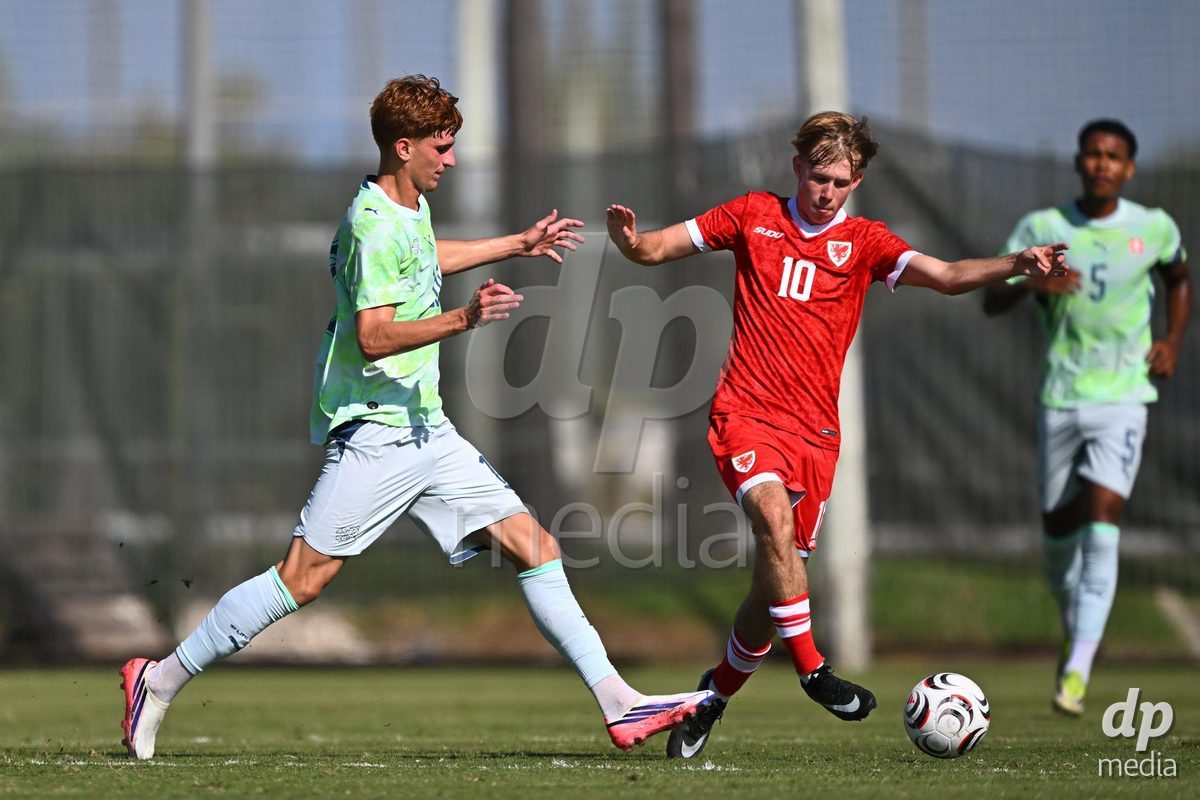 OLIVA NOVA, SPAIN - SEPTEMBER 23: Kele, Eron of Switzerland during the International Friendly match between Switzerland U17 and Wales U17 at Oliva Nova Sports Center on September 23, 2026 in Oliva Nova, Spain.