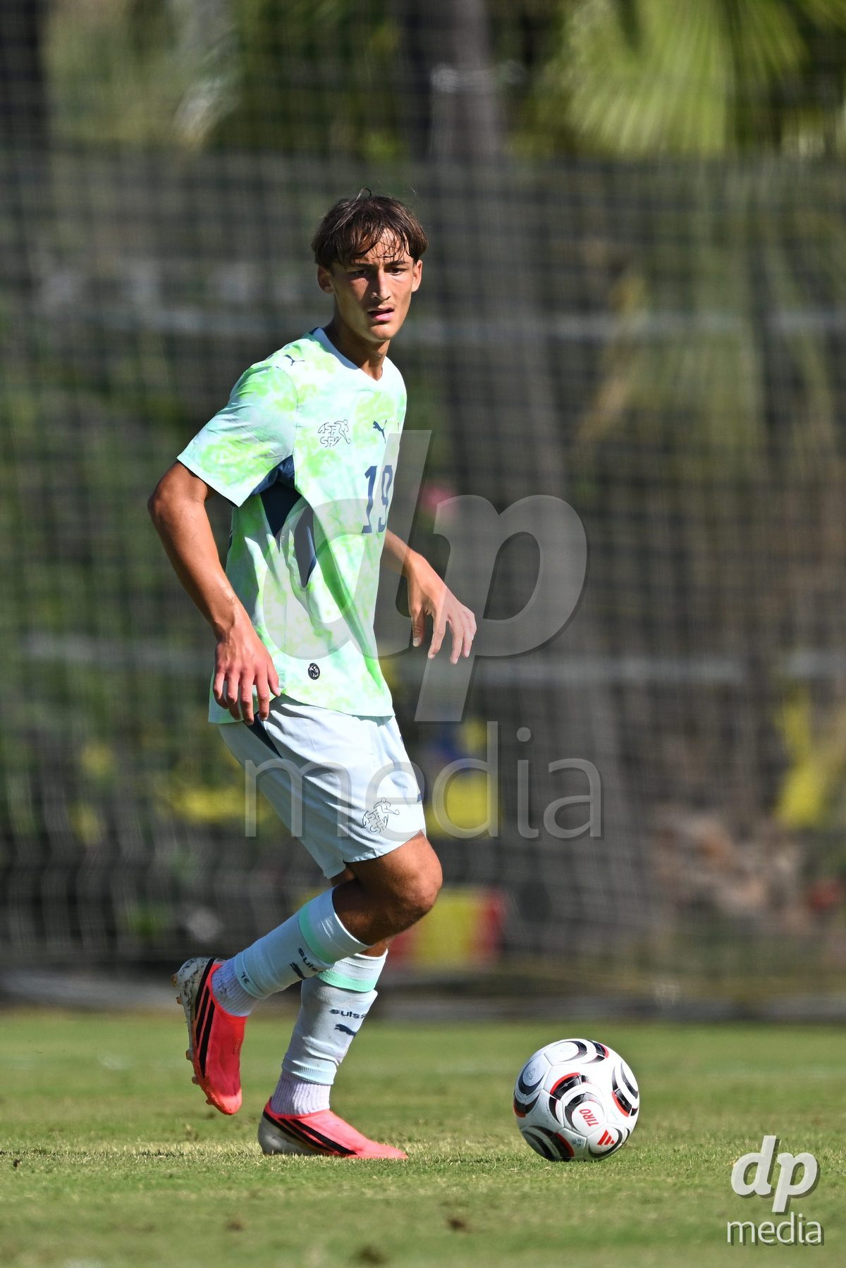 OLIVA NOVA, SPAIN - SEPTEMBER 23: Dreshaj, Eron of Switzerland during the International Friendly match between Switzerland U17 and Wales U17 at Oliva Nova Sports Center on September 23, 2026 in Oliva Nova, Spain.