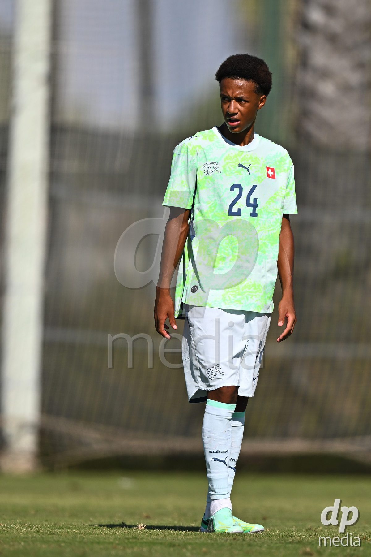 OLIVA NOVA, SPAIN - SEPTEMBER 23: Hare, Ryan of Switzerland during the International Friendly match between Switzerland U17 and Wales U17 at Oliva Nova Sports Center on September 23, 2026 in Oliva Nova, Spain.
