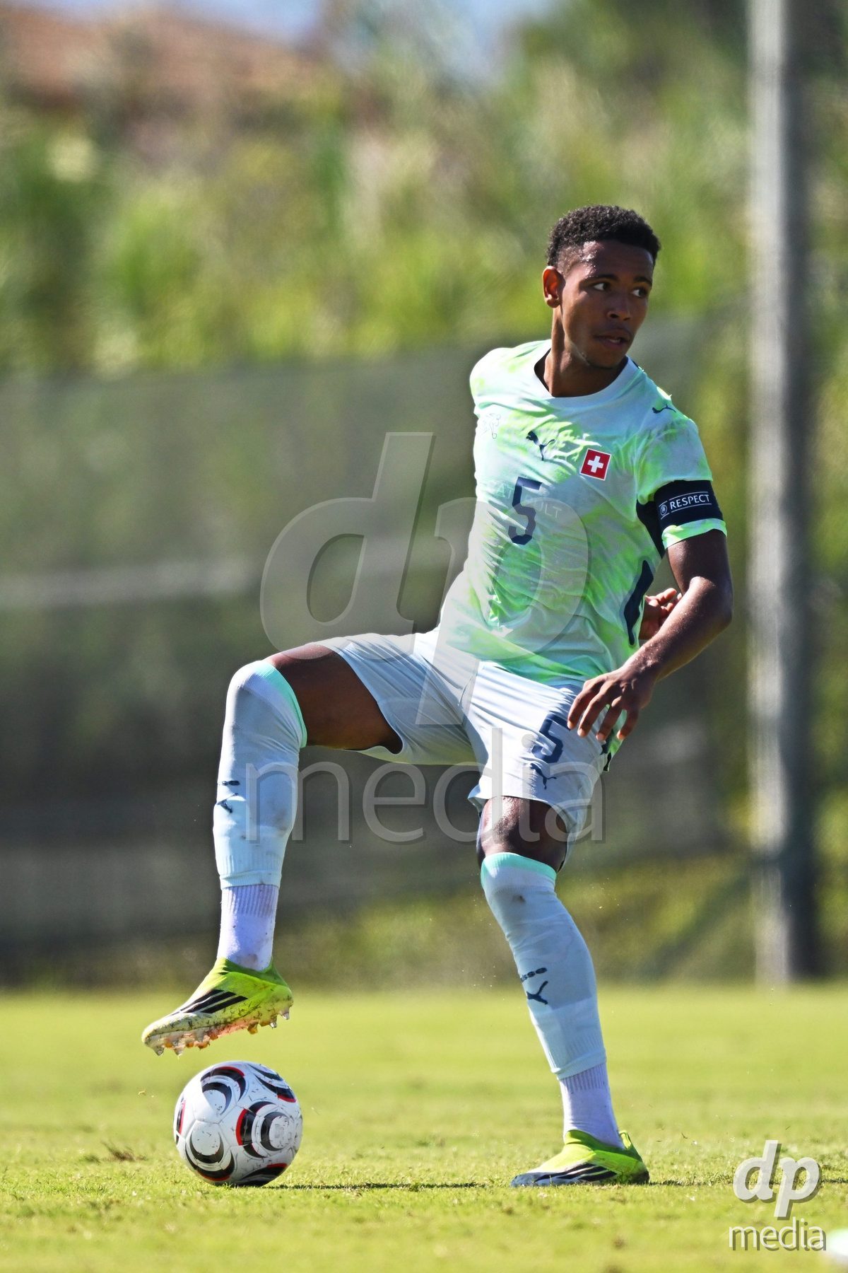 OLIVA NOVA, SPAIN - SEPTEMBER 23: Kakor, Noah of Switzerland during the International Friendly match between Switzerland U17 and Wales U17 at Oliva Nova Sports Center on September 23, 2026 in Oliva Nova, Spain.