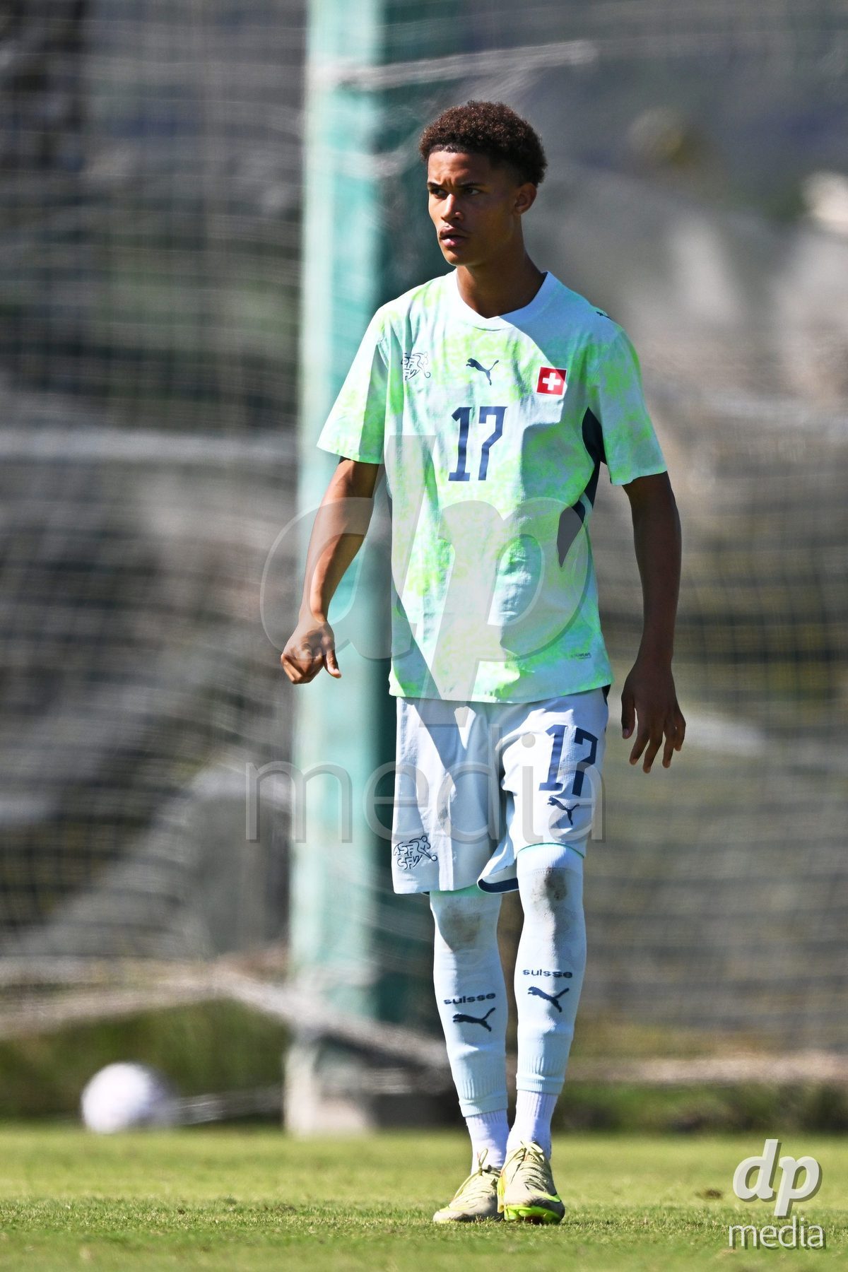 OLIVA NOVA, SPAIN - SEPTEMBER 23: Kurt, Kyle of Switzerland during the International Friendly match between Switzerland U17 and Wales U17 at Oliva Nova Sports Center on September 23, 2026 in Oliva Nova, Spain.