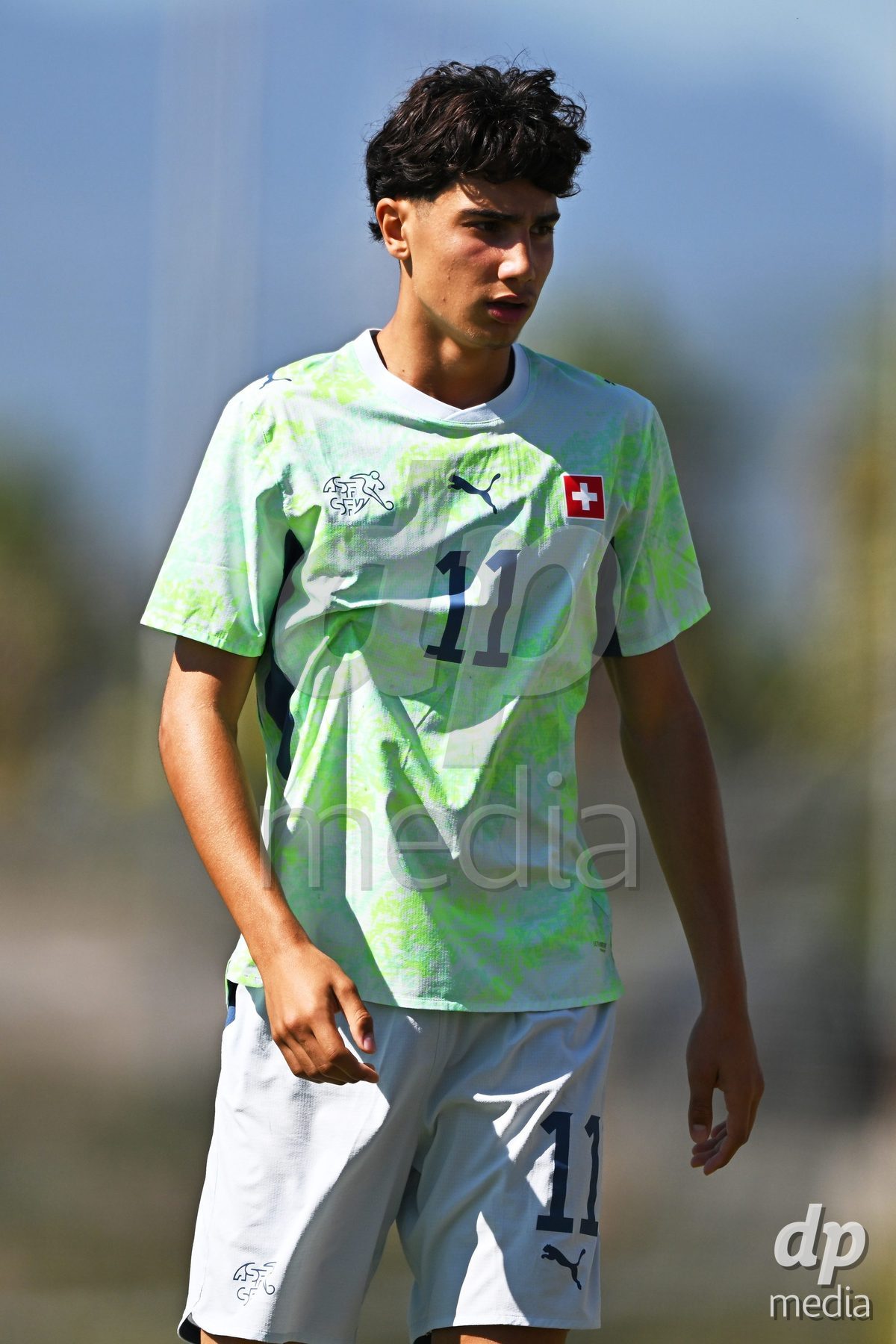 OLIVA NOVA, SPAIN - SEPTEMBER 23: Arslan Kaan, Erden of Switzerland during the International Friendly match between Switzerland U17 and Wales U17 at Oliva Nova Sports Center on September 23, 2026 in Oliva Nova, Spain.