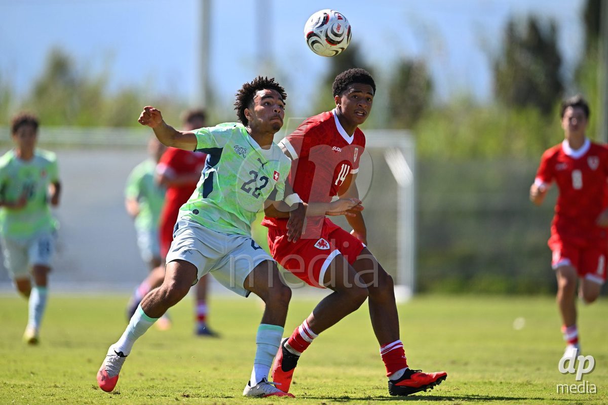 OLIVA NOVA, SPAIN - SEPTEMBER 23: Stifani, Nolaan of Switzerland during the International Friendly match between Switzerland U17 and Wales U17 at Oliva Nova Sports Center on September 23, 2026 in Oliva Nova, Spain.
