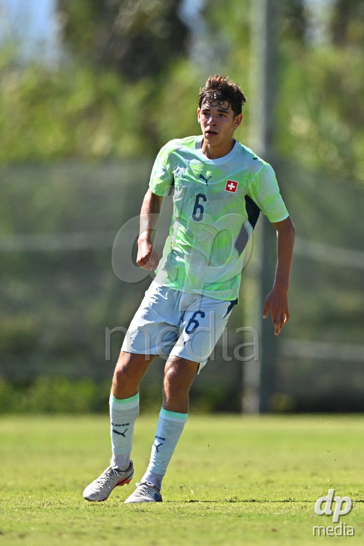 OLIVA NOVA, SPAIN - SEPTEMBER 23: Züger, Niklas of Switzerland during the International Friendly match between Switzerland U17 and Wales U17 at Oliva Nova Sports Center on September 23, 2026 in Oliva Nova, Spain.