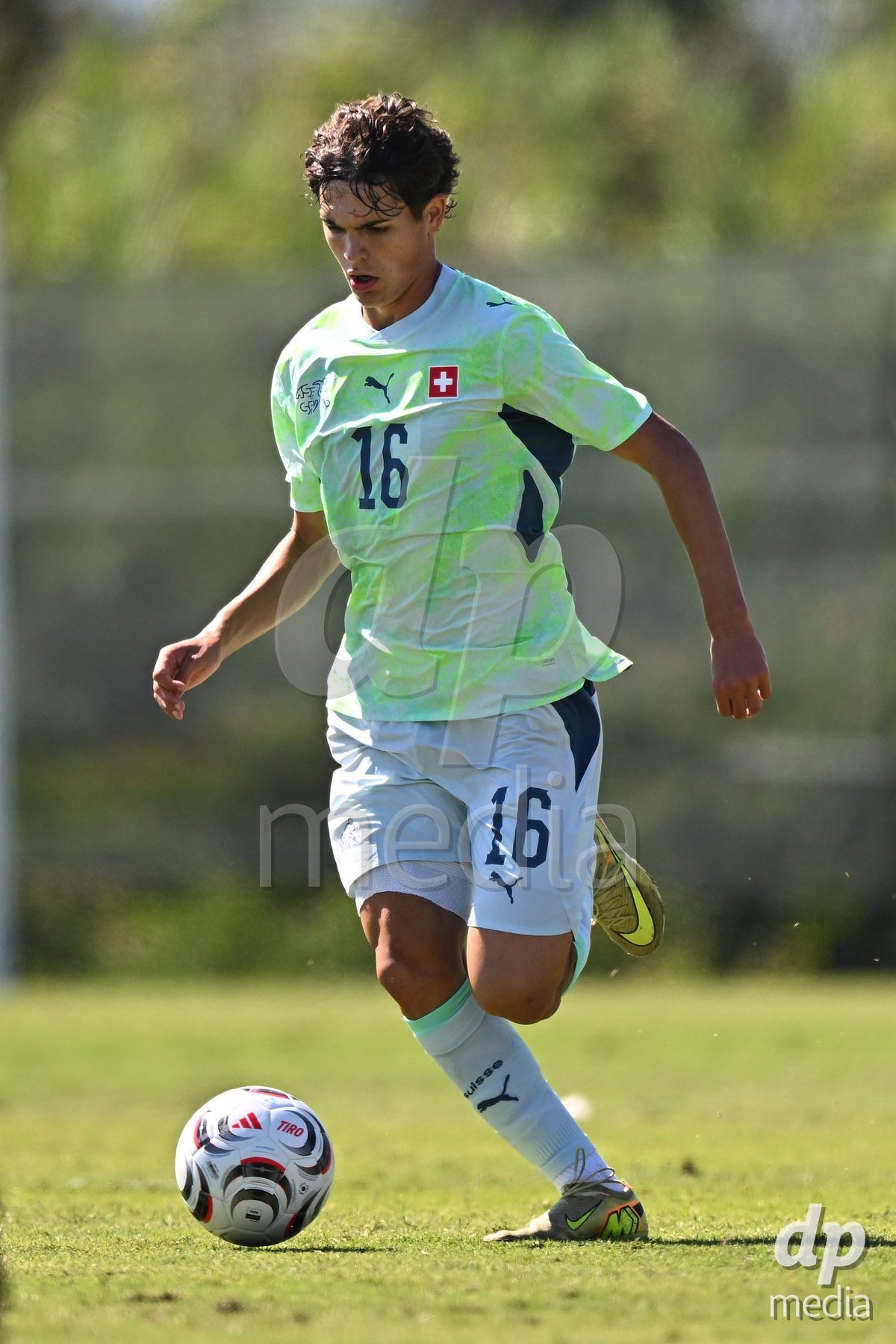 OLIVA NOVA, SPAIN - SEPTEMBER 23: Gervasini, Leon of Switzerland during the International Friendly match between Switzerland U17 and Wales U17 at Oliva Nova Sports Center on September 23, 2026 in Oliva Nova, Spain.