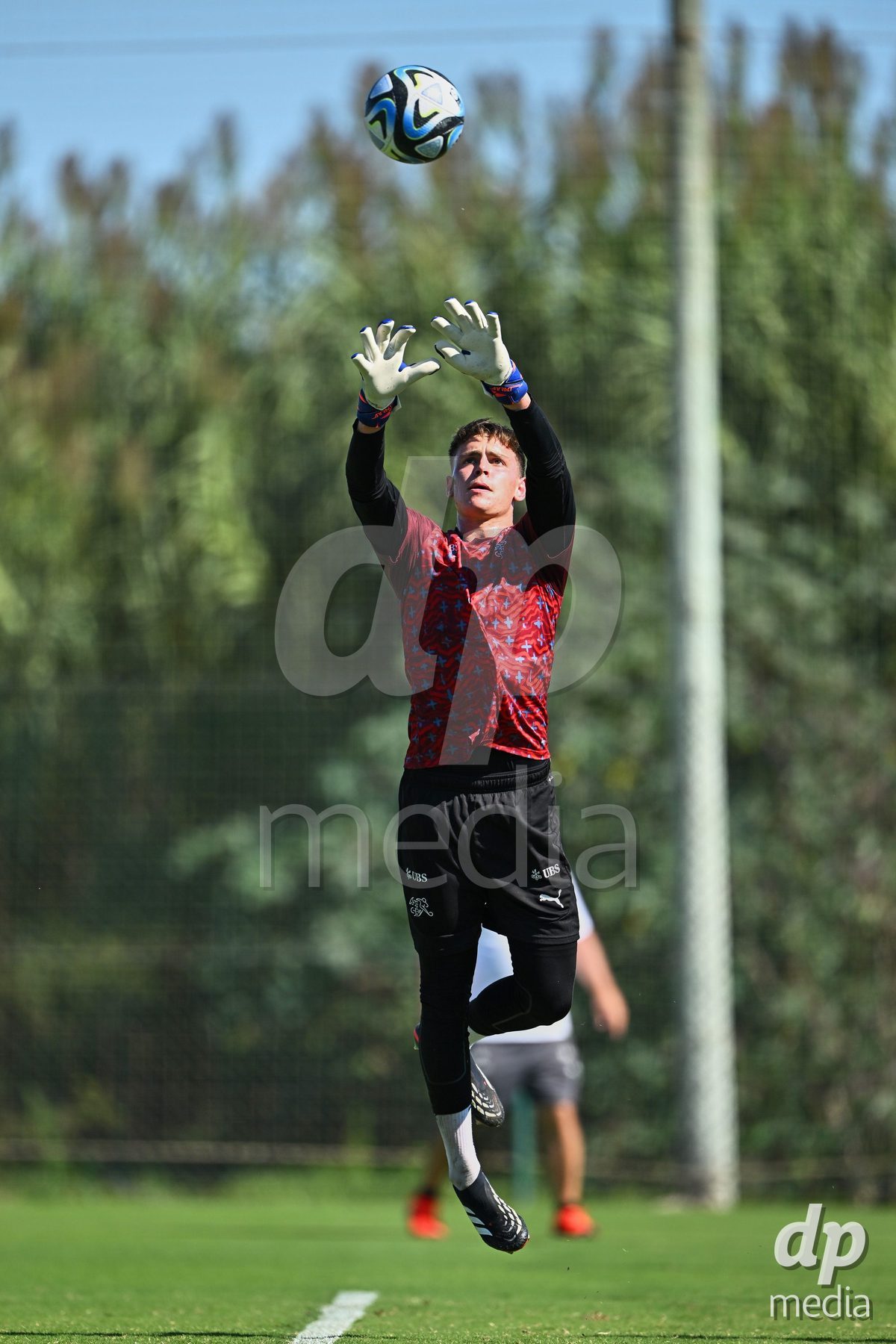 OLIVA NOVA, SPAIN - SEPTEMBER 25: Lucas Lorenzon Goalkeeper of Switzerland during the International Friendly match between Northern Ireland U17 and Switzerland U17 at Oliva Nova Sports Center on September 25, 2026 in Oliva Nova, Spain.