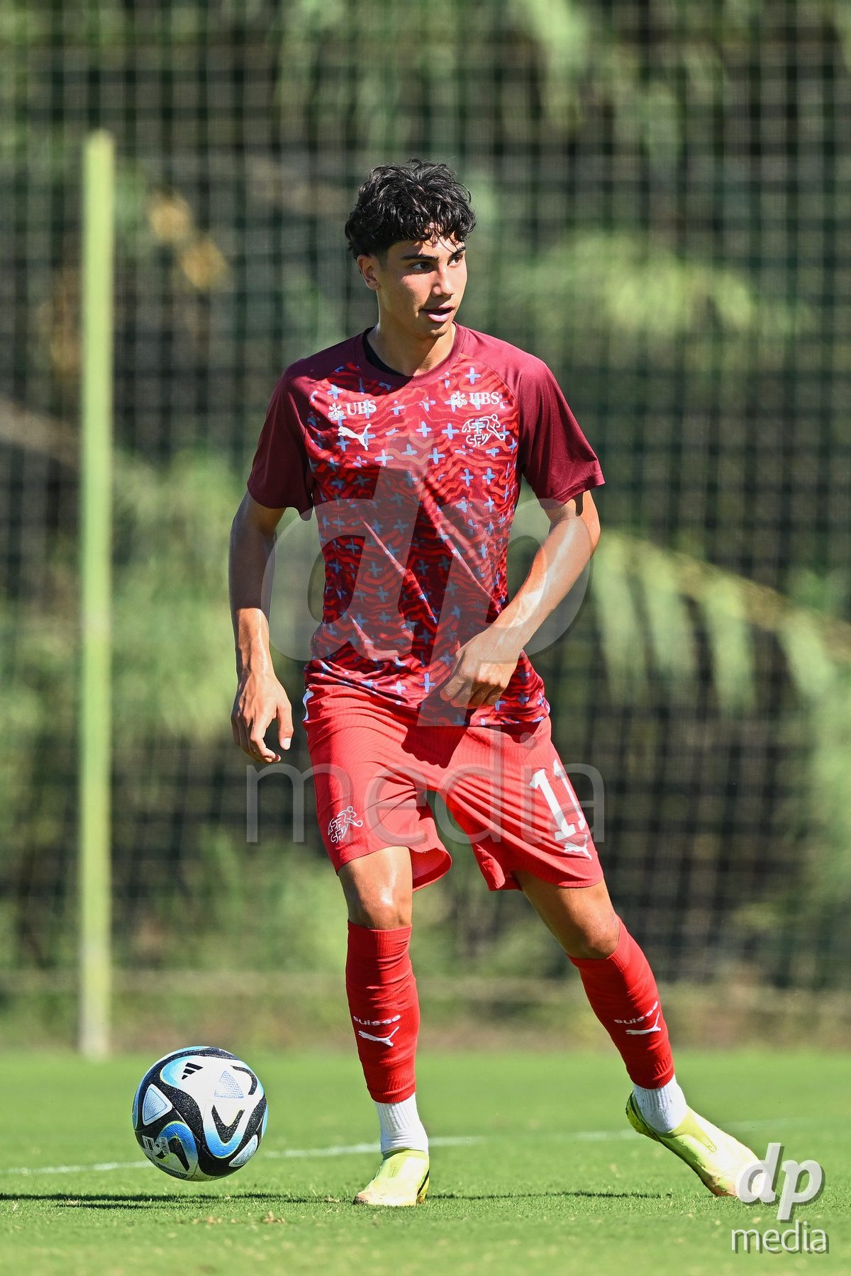 OLIVA NOVA, SPAIN - SEPTEMBER 25: Erden Arslan Kaan of Switzerland during the International Friendly match between Northern Ireland U17 and Switzerland U17 at Oliva Nova Sports Center on September 25, 2026 in Oliva Nova, Spain.