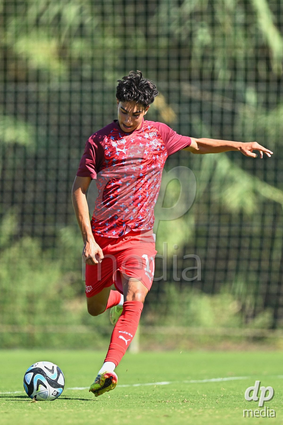 OLIVA NOVA, SPAIN - SEPTEMBER 25: Erden Arslan Kaan of Switzerland during the International Friendly match between Northern Ireland U17 and Switzerland U17 at Oliva Nova Sports Center on September 25, 2026 in Oliva Nova, Spain.