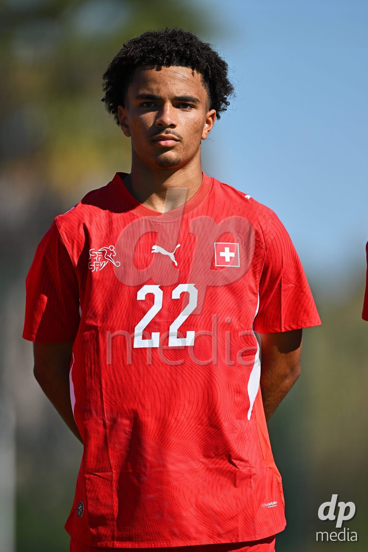 OLIVA NOVA, SPAIN - SEPTEMBER 25: Nolaan Stifani of Switzerland during the International Friendly match between Northern Ireland U17 and Switzerland U17 at Oliva Nova Sports Center on September 25, 2026 in Oliva Nova, Spain.