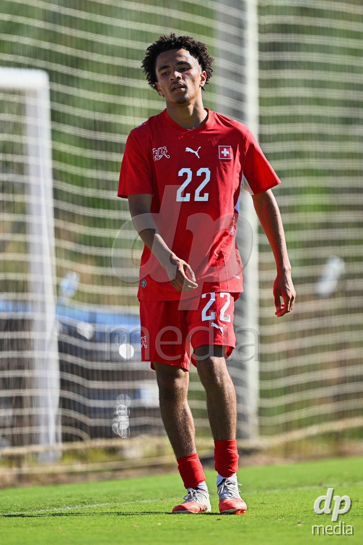 OLIVA NOVA, SPAIN - SEPTEMBER 25: Nolaan Stifani of Switzerland during the International Friendly match between Northern Ireland U17 and Switzerland U17 at Oliva Nova Sports Center on September 25, 2026 in Oliva Nova, Spain.