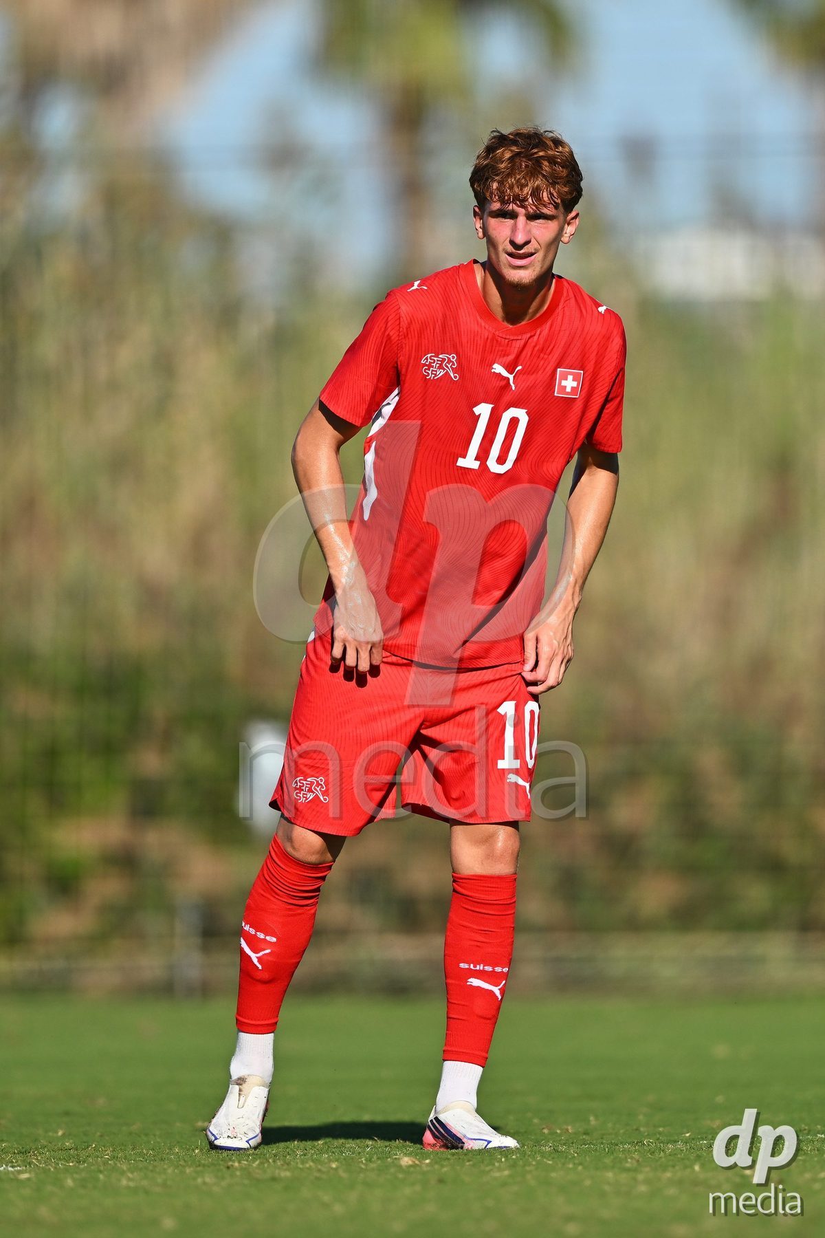 OLIVA NOVA, SPAIN - SEPTEMBER 25: Eron Kele of Switzerland during the International Friendly match between Northern Ireland U17 and Switzerland U17 at Oliva Nova Sports Center on September 25, 2026 in Oliva Nova, Spain.