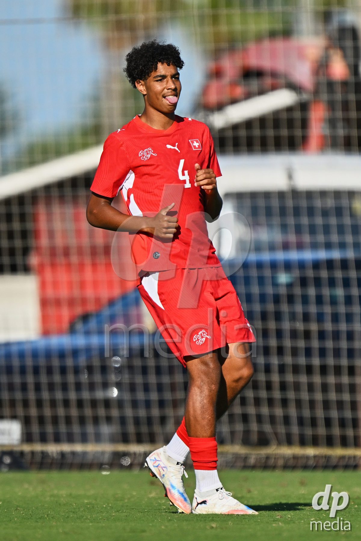 OLIVA NOVA, SPAIN - SEPTEMBER 25: Ifeanyichukwu Onwuzulike of Switzerland during the International Friendly match between Northern Ireland U17 and Switzerland U17 at Oliva Nova Sports Center on September 25, 2026 in Oliva Nova, Spain.