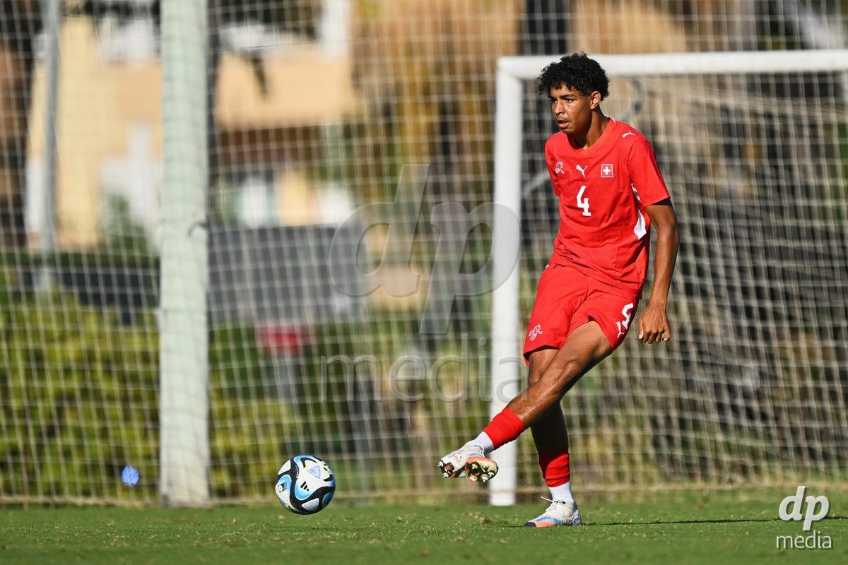 OLIVA NOVA, SPAIN - SEPTEMBER 25: Ifeanyichukwu Onwuzulike of Switzerland during the International Friendly match between Northern Ireland U17 and Switzerland U17 at Oliva Nova Sports Center on September 25, 2026 in Oliva Nova, Spain.