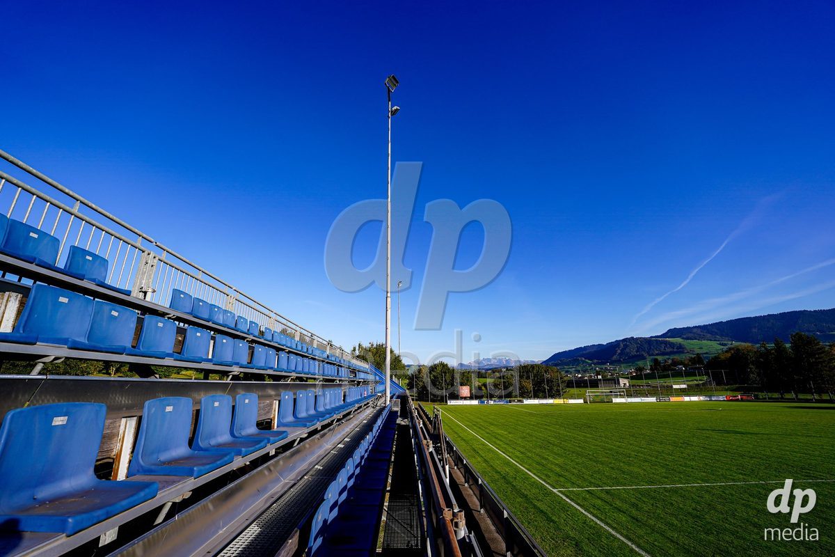 WÄDENSWIL, SWITZERLAND - SEPTEMBER 25: General view of Sportplatz Beichlen prior to the AXA Women's Cup match between FC Wädenswil 1 and GC Frauenfussball at Sportplatz Beichlen on September 25, 2026 in Wädenswil.