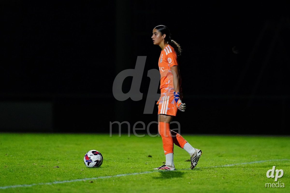 MAGADINO, SWITZERLAND - SEPTEMBER 26: Abby Blanco of the Servette FC in action during the AXA Women's Cup match between AS Gambarogno and Servette FC Chenois Feminin at Centro Sportivo on September 26, 2026 in Magadino.