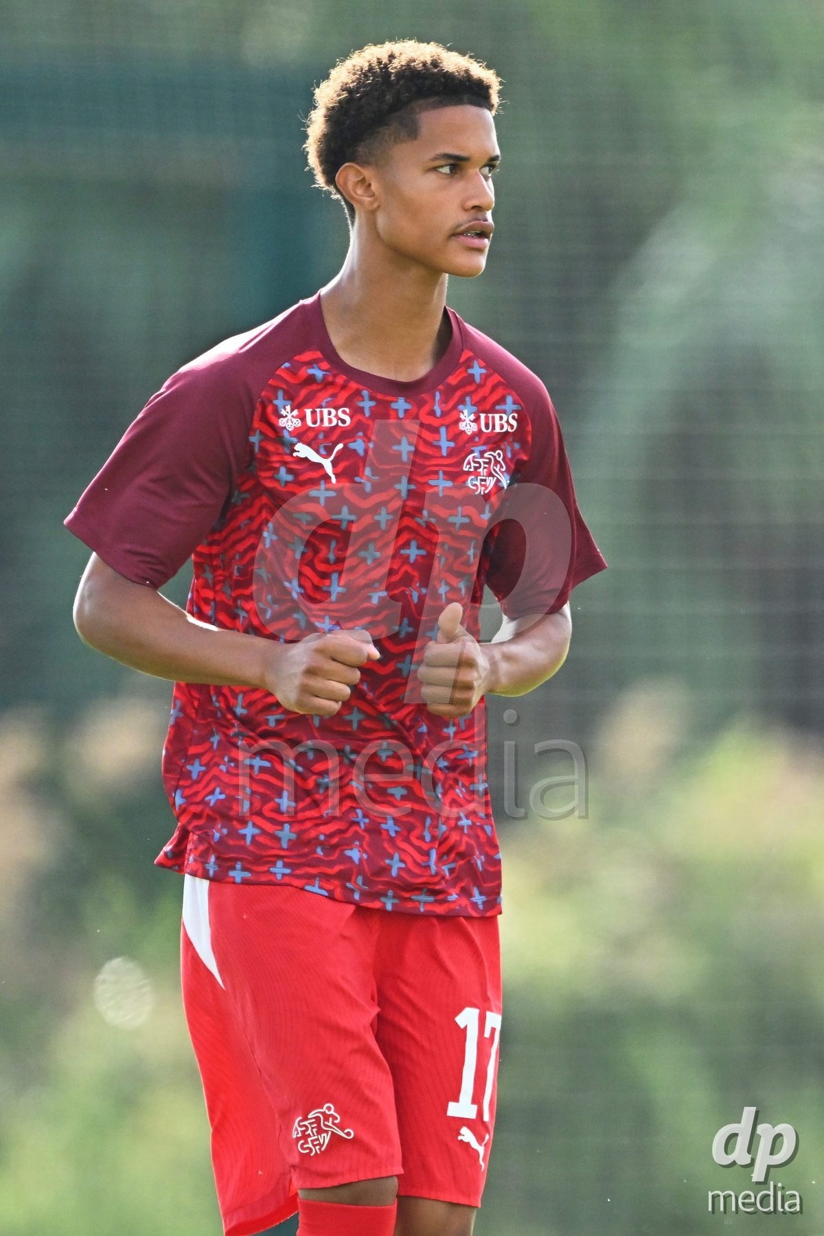 OLIVA NOVA, SPAIN - SEPTEMBER 28: Kyle Kurt of Switzerland during the International Friendly match between Switzerland U17 and Sweden U17 at Oliva Nova Sports Center on September 28, 2026 in Oliva Nova, Spain.
