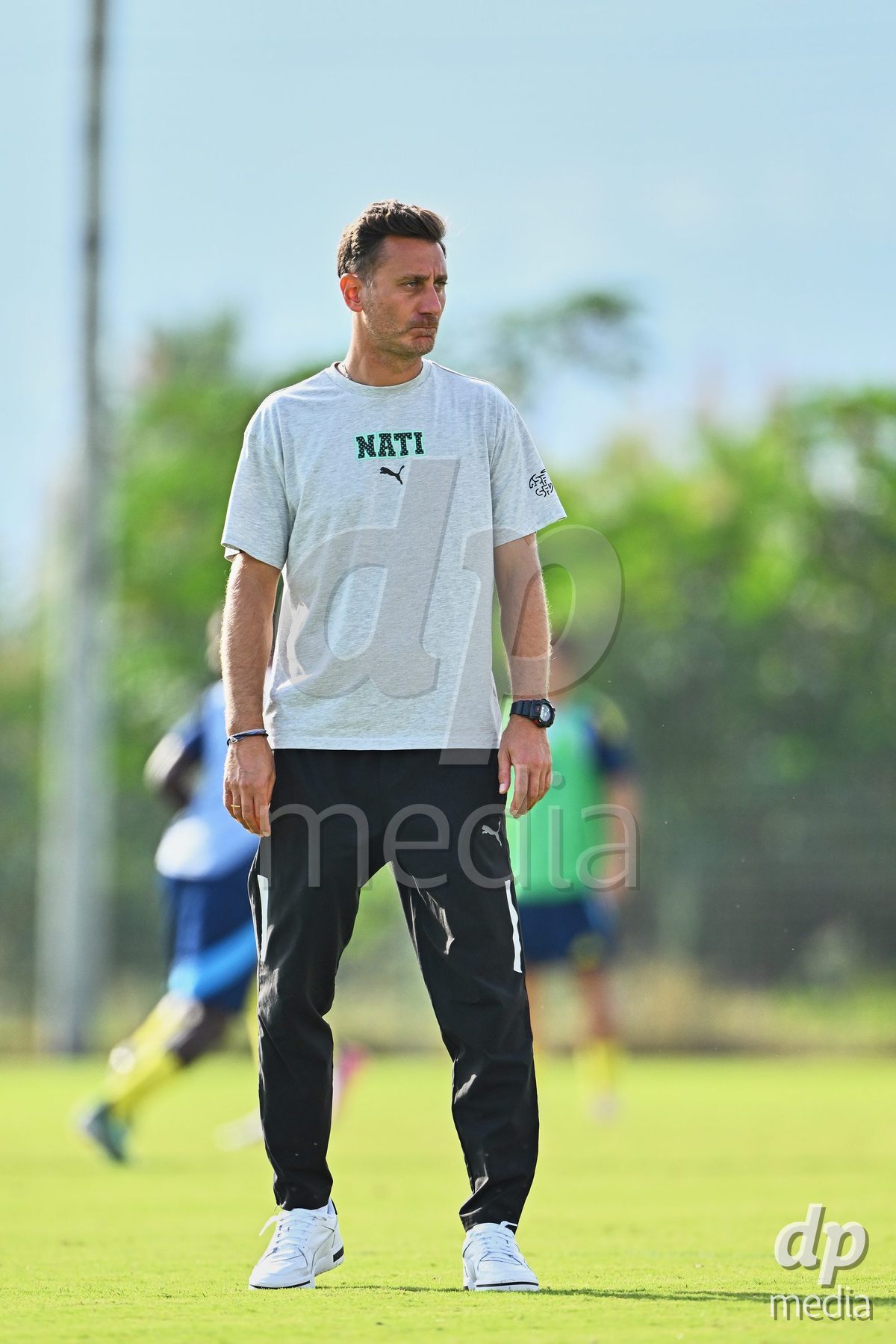 OLIVA NOVA, SPAIN - SEPTEMBER 28: Ilija Borenovic, Head Coach of Switzerland during the International Friendly match between Switzerland U17 and Sweden U17 at Oliva Nova Sports Center on September 28, 2026 in Oliva Nova, Spain.