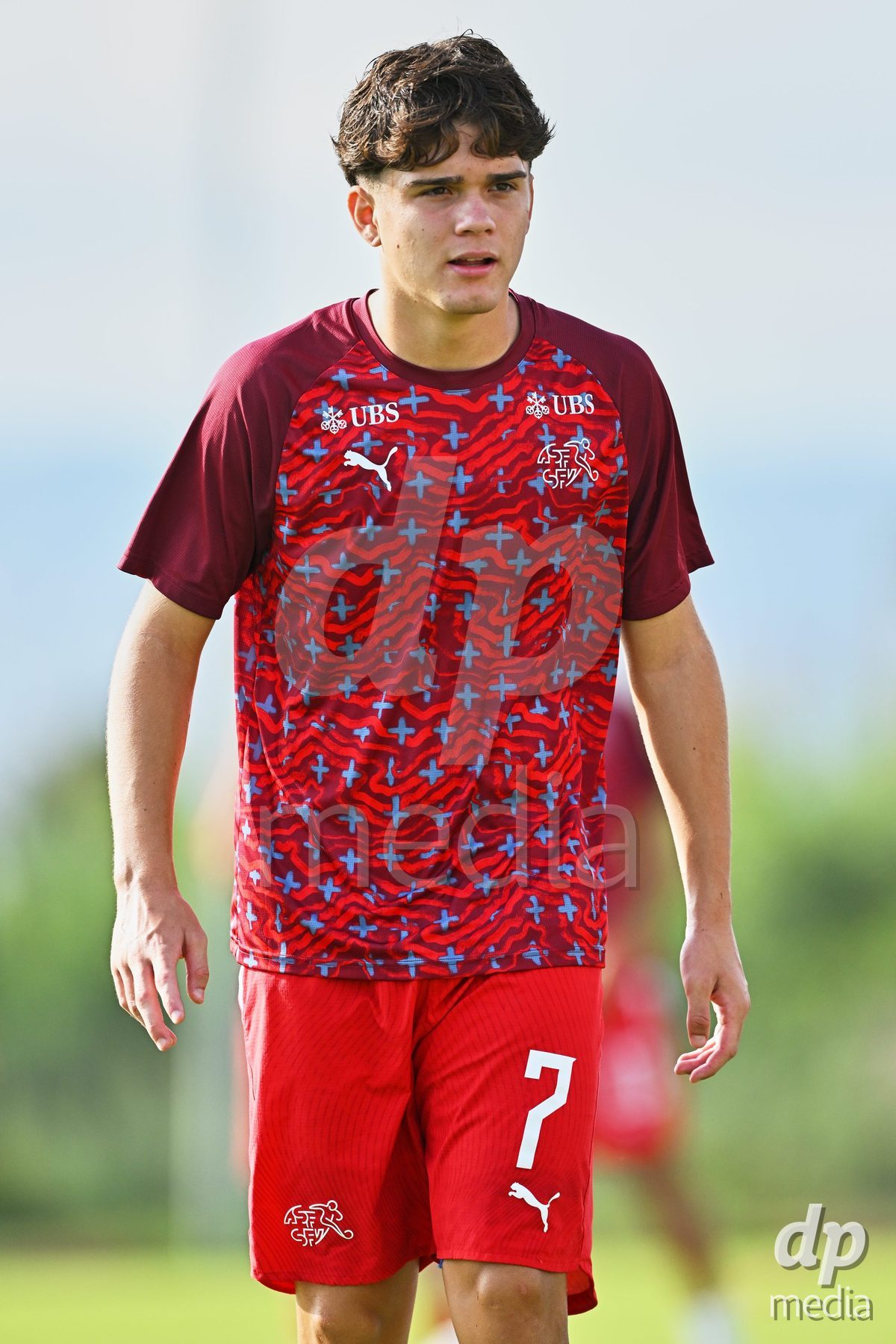 OLIVA NOVA, SPAIN - SEPTEMBER 28: Ian Tiraboschi of Switzerland during the International Friendly match between Switzerland U17 and Sweden U17 at Oliva Nova Sports Center on September 28, 2026 in Oliva Nova, Spain.
