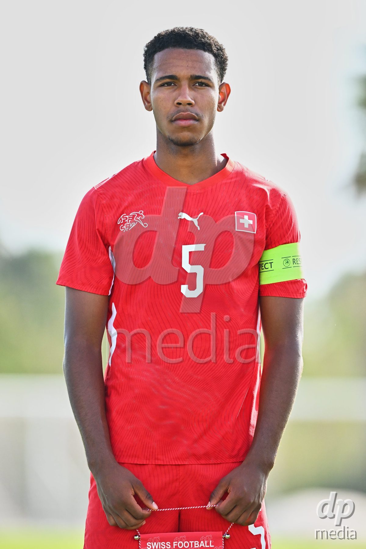 OLIVA NOVA, SPAIN - SEPTEMBER 28: Noah Kakor of Switzerland during the International Friendly match between Switzerland U17 and Sweden U17 at Oliva Nova Sports Center on September 28, 2026 in Oliva Nova, Spain.