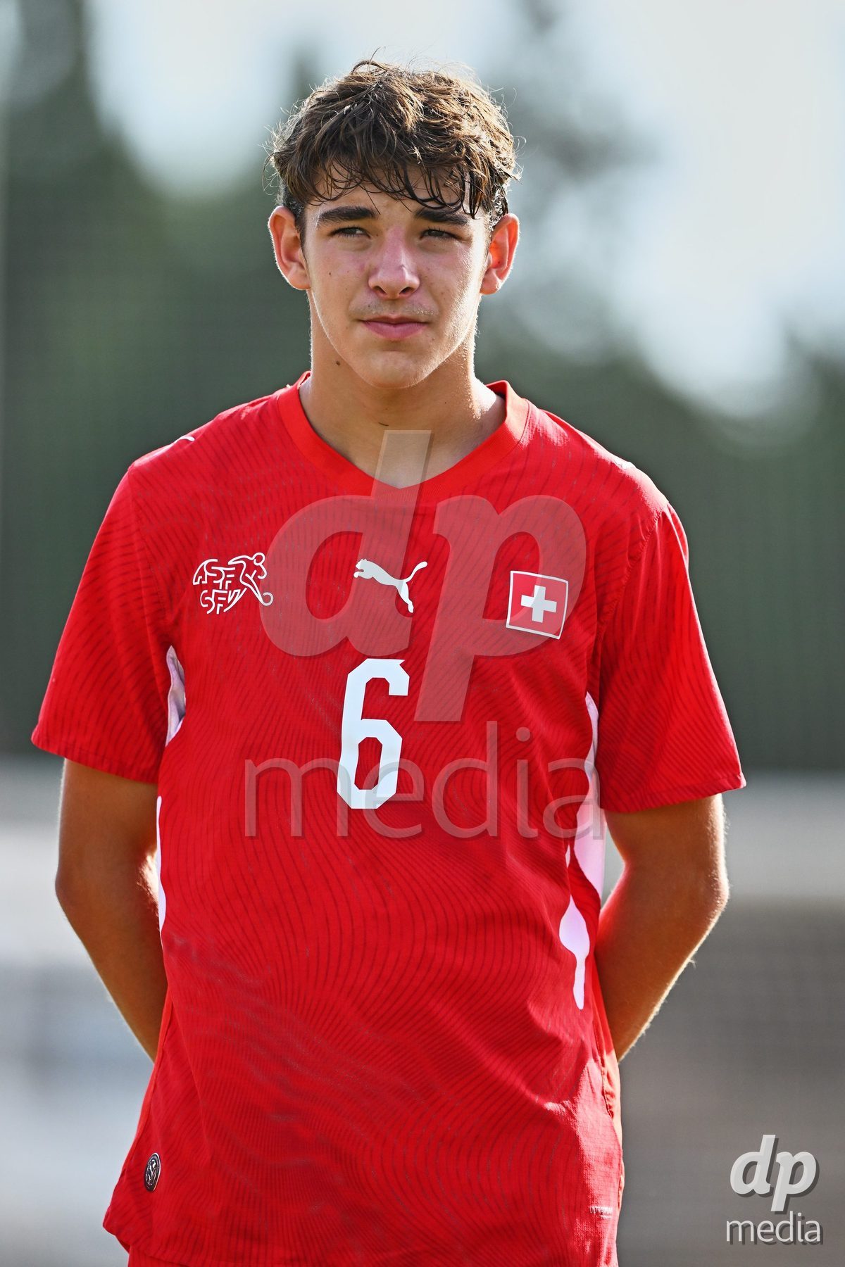 OLIVA NOVA, SPAIN - SEPTEMBER 28: Niklas Züger of Switzerland during the International Friendly match between Switzerland U17 and Sweden U17 at Oliva Nova Sports Center on September 28, 2026 in Oliva Nova, Spain.