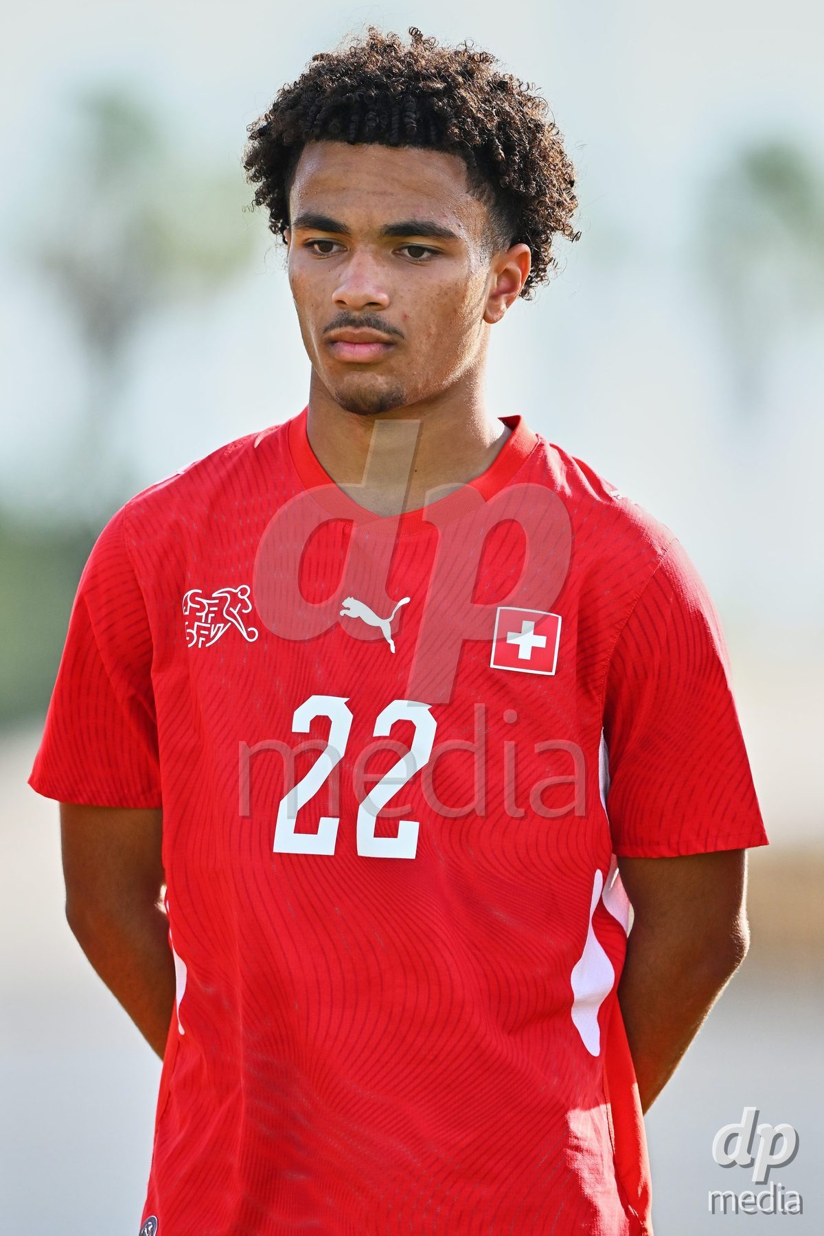 OLIVA NOVA, SPAIN - SEPTEMBER 28: Nolaan Stifani of Switzerland during the International Friendly match between Switzerland U17 and Sweden U17 at Oliva Nova Sports Center on September 28, 2026 in Oliva Nova, Spain.