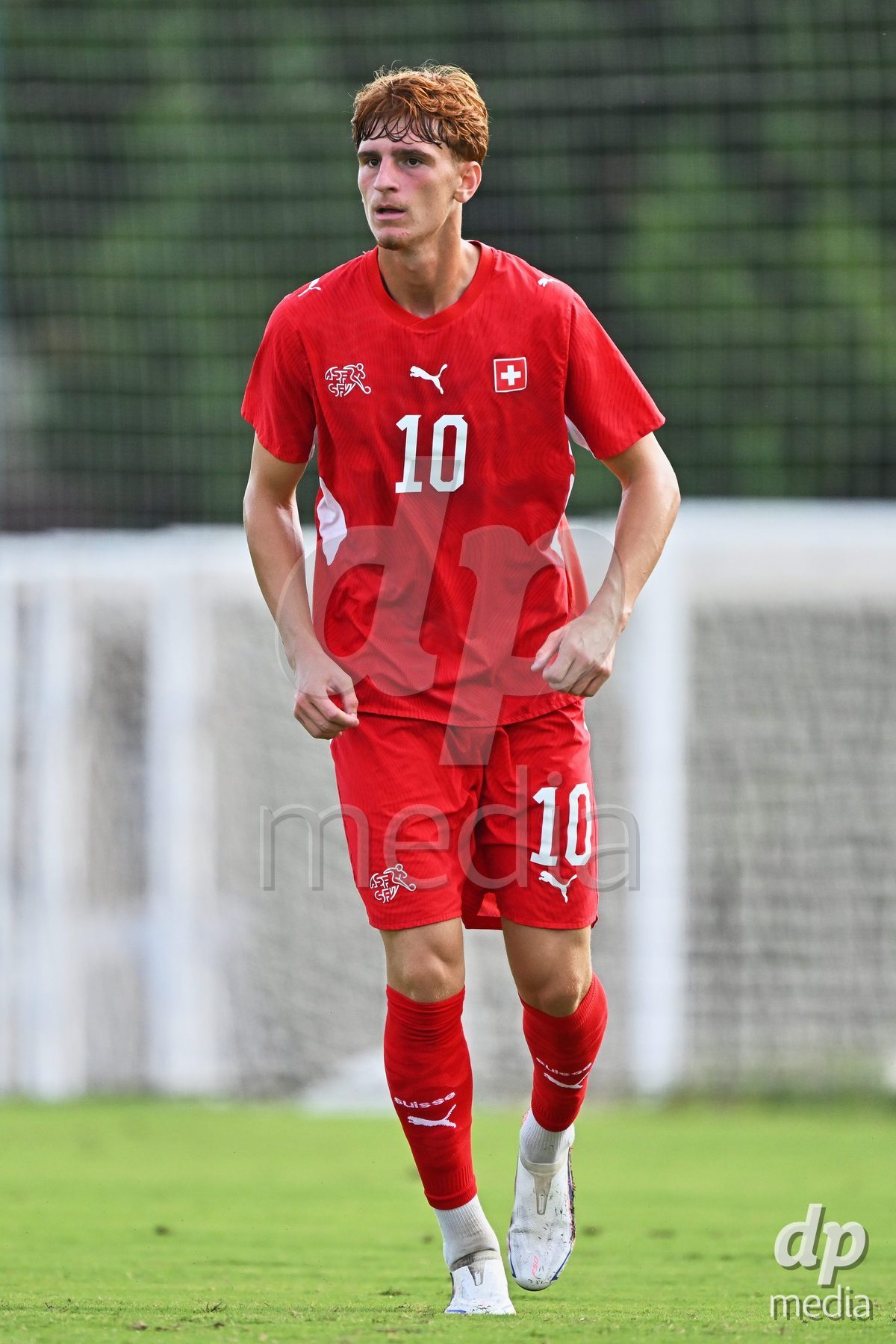 OLIVA NOVA, SPAIN - SEPTEMBER 28: Eron Kele of Switzerland during the International Friendly match between Switzerland U17 and Sweden U17 at Oliva Nova Sports Center on September 28, 2026 in Oliva Nova, Spain.