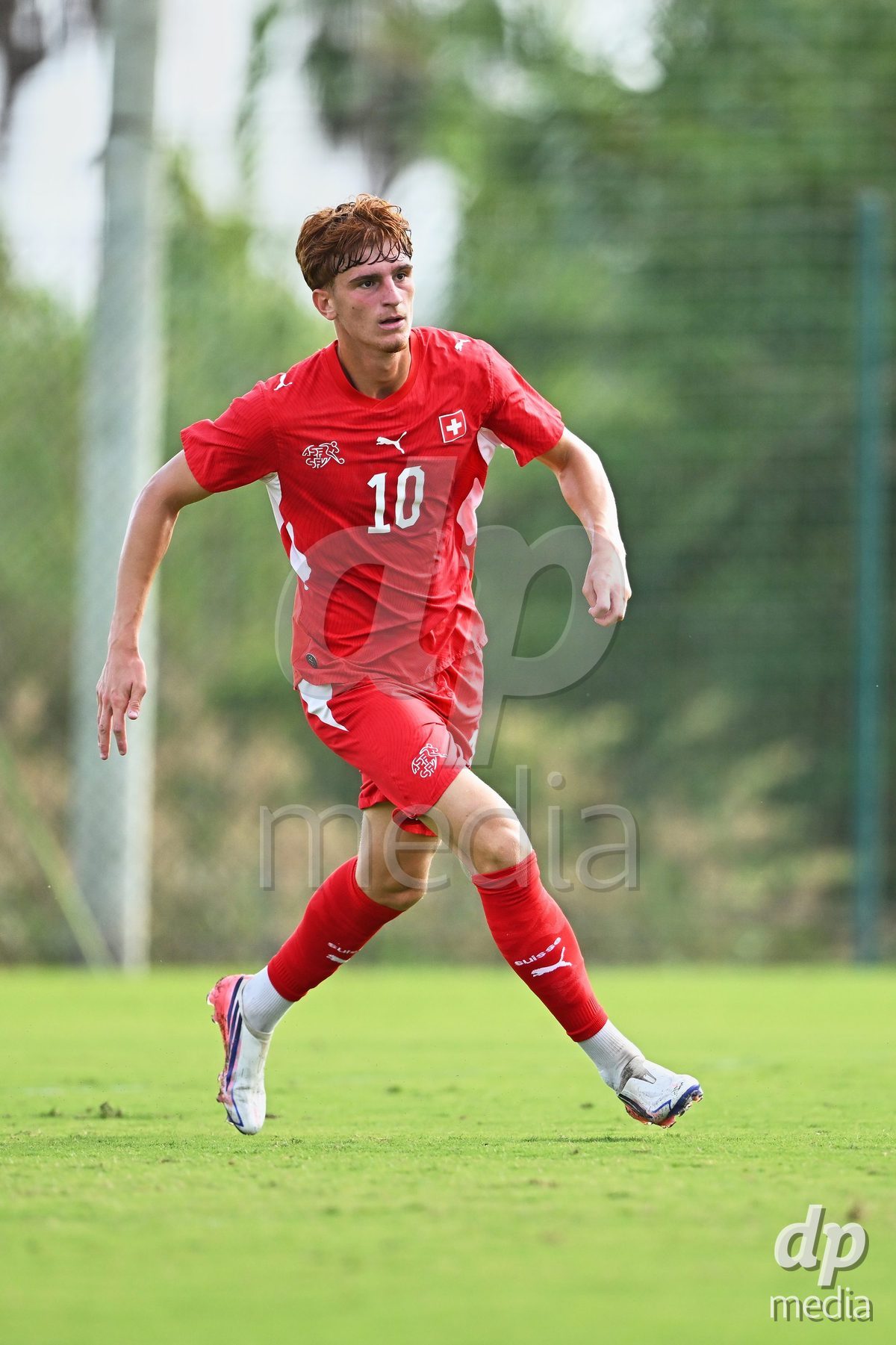 OLIVA NOVA, SPAIN - SEPTEMBER 28: Eron Kele of Switzerland during the International Friendly match between Switzerland U17 and Sweden U17 at Oliva Nova Sports Center on September 28, 2026 in Oliva Nova, Spain.