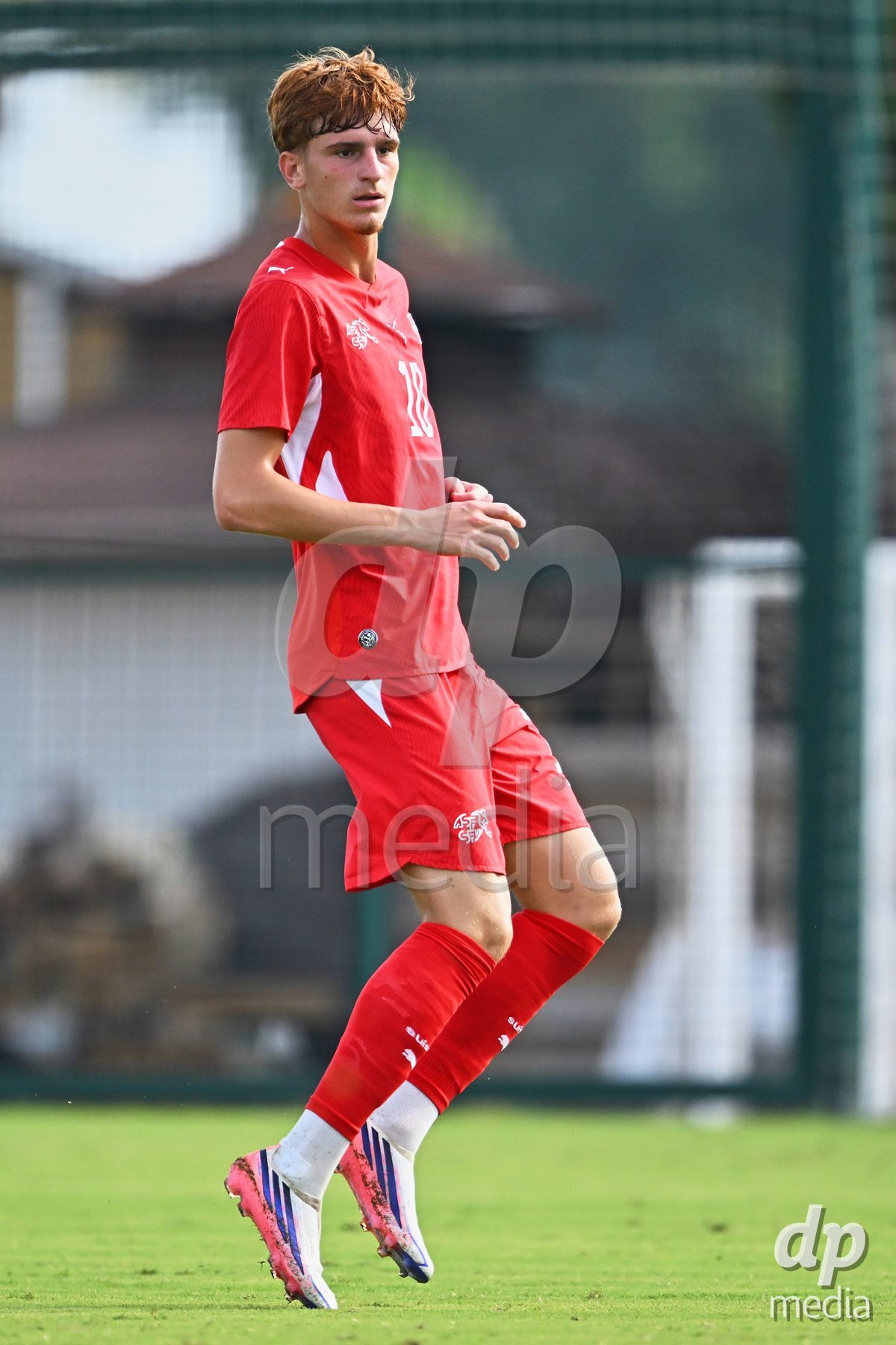 OLIVA NOVA, SPAIN - SEPTEMBER 28: Eron Kele of Switzerland during the International Friendly match between Switzerland U17 and Sweden U17 at Oliva Nova Sports Center on September 28, 2026 in Oliva Nova, Spain.
