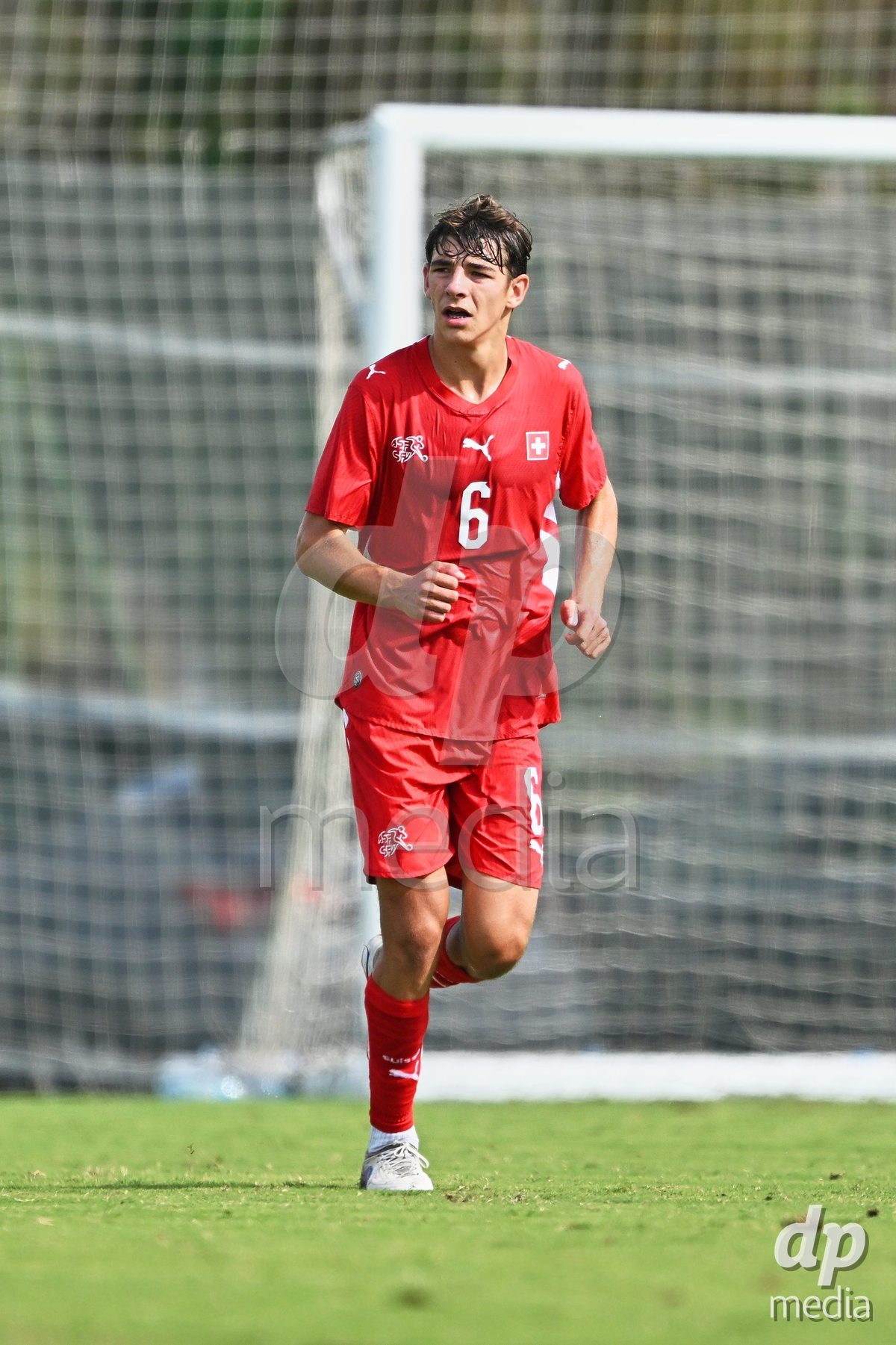 OLIVA NOVA, SPAIN - SEPTEMBER 28: Niklas Züger of Switzerland during the International Friendly match between Switzerland U17 and Sweden U17 at Oliva Nova Sports Center on September 28, 2026 in Oliva Nova, Spain.